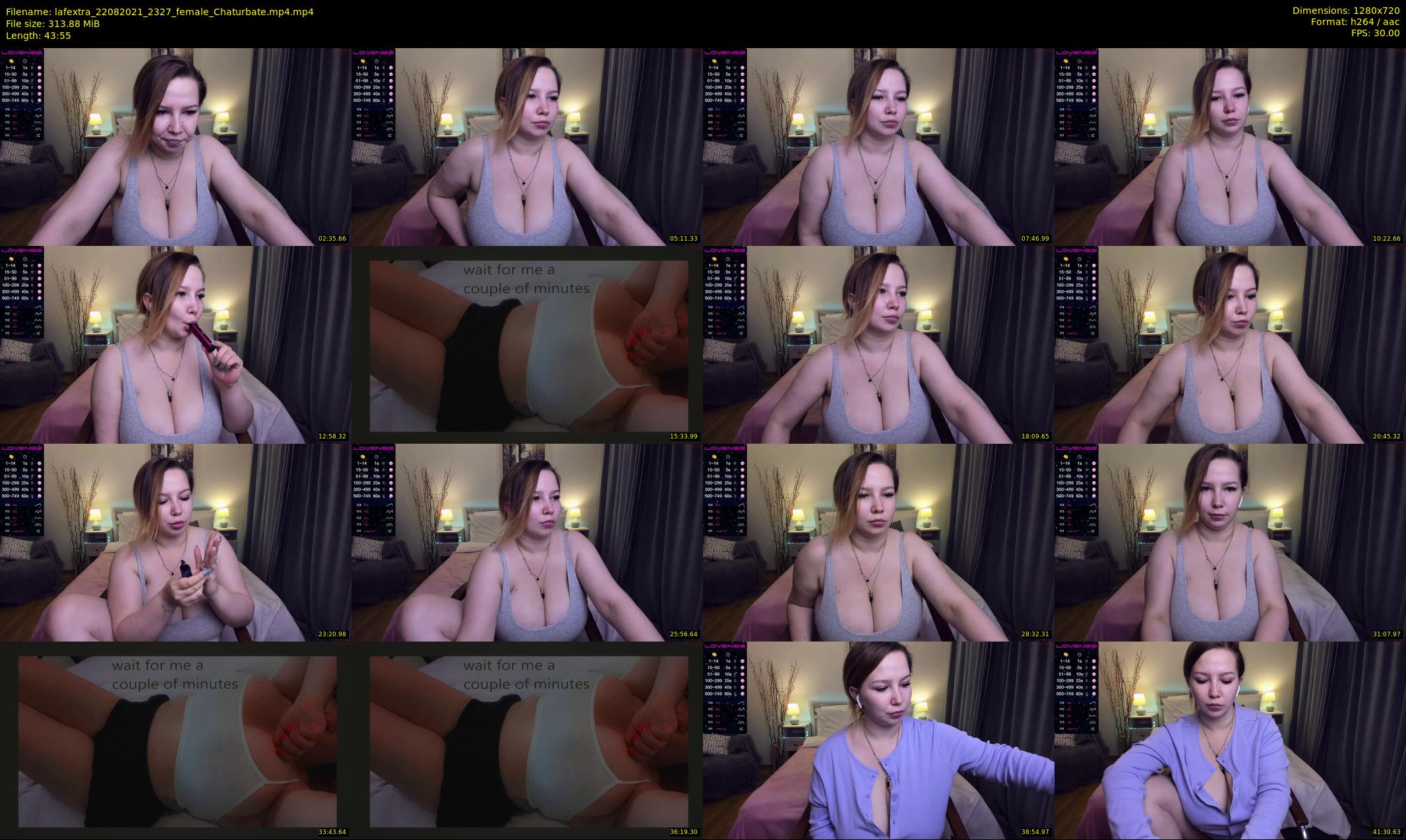 lafextra — 44 minute Chaturbate female cam show recording, 720p, Aug 22, 2021