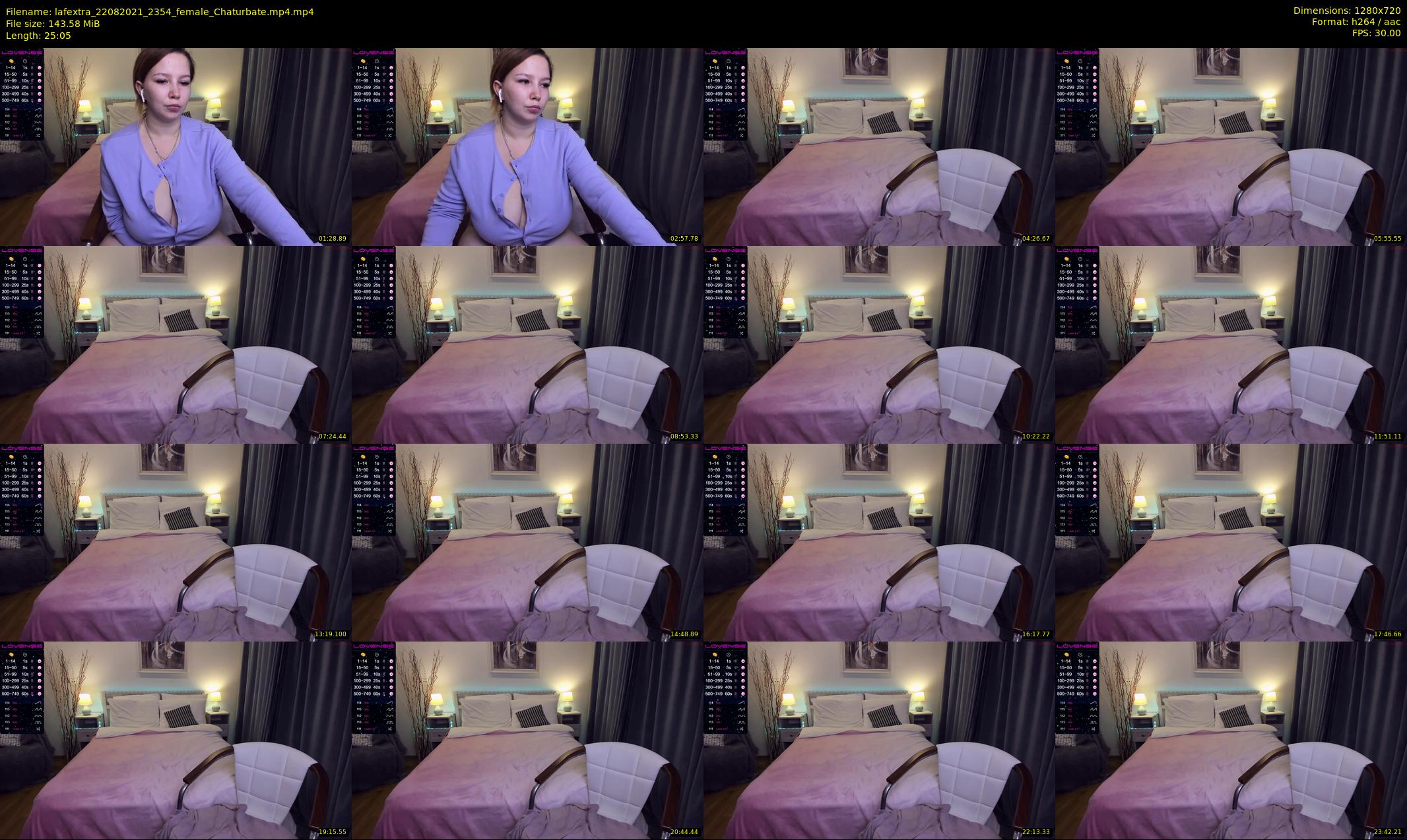 lafextra — 26 minute Chaturbate female cam show recording, 720p, Aug 22, 2021