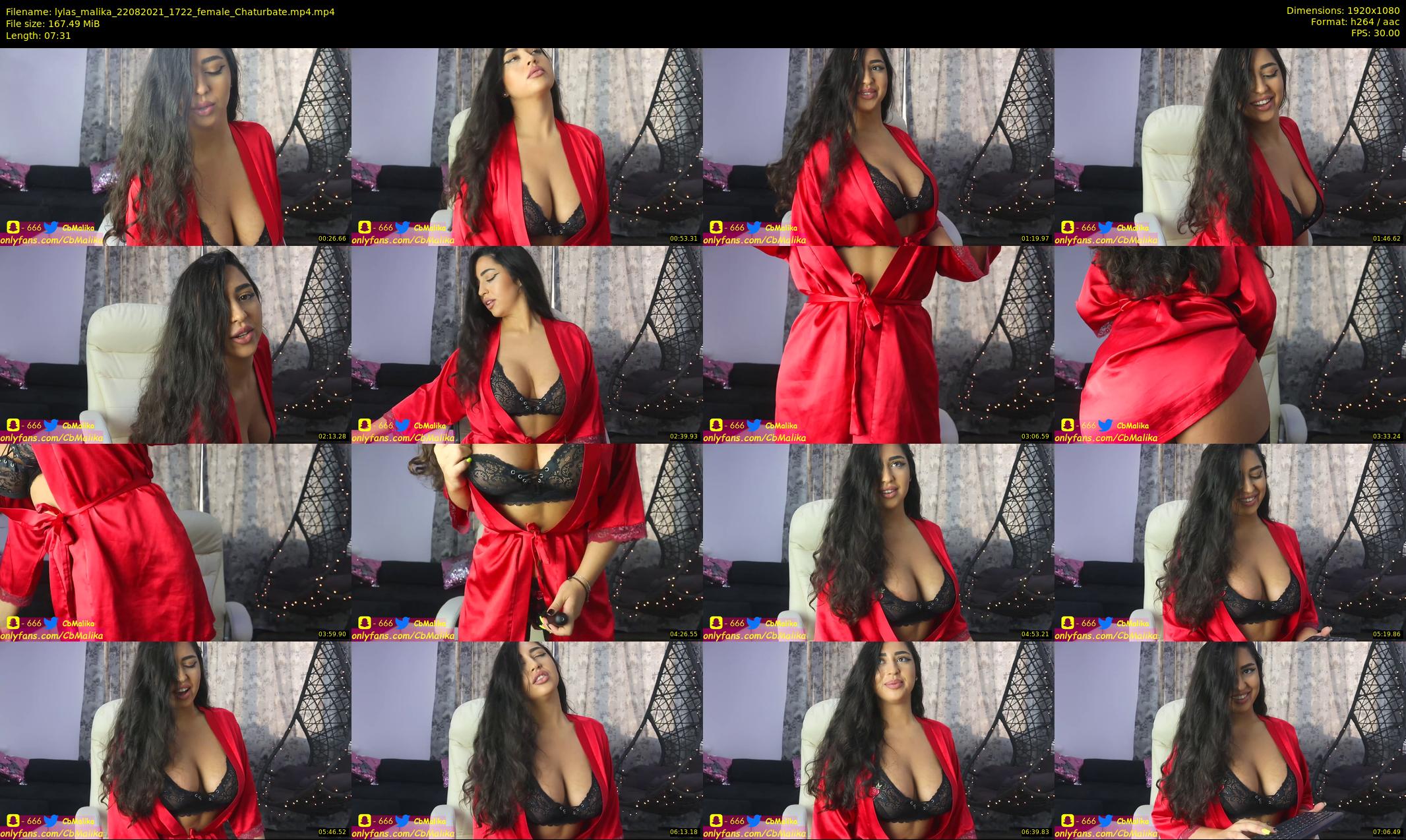 lylas_malika — 8 minute Chaturbate female cam show recording, 1080p, Aug 22, 2021
