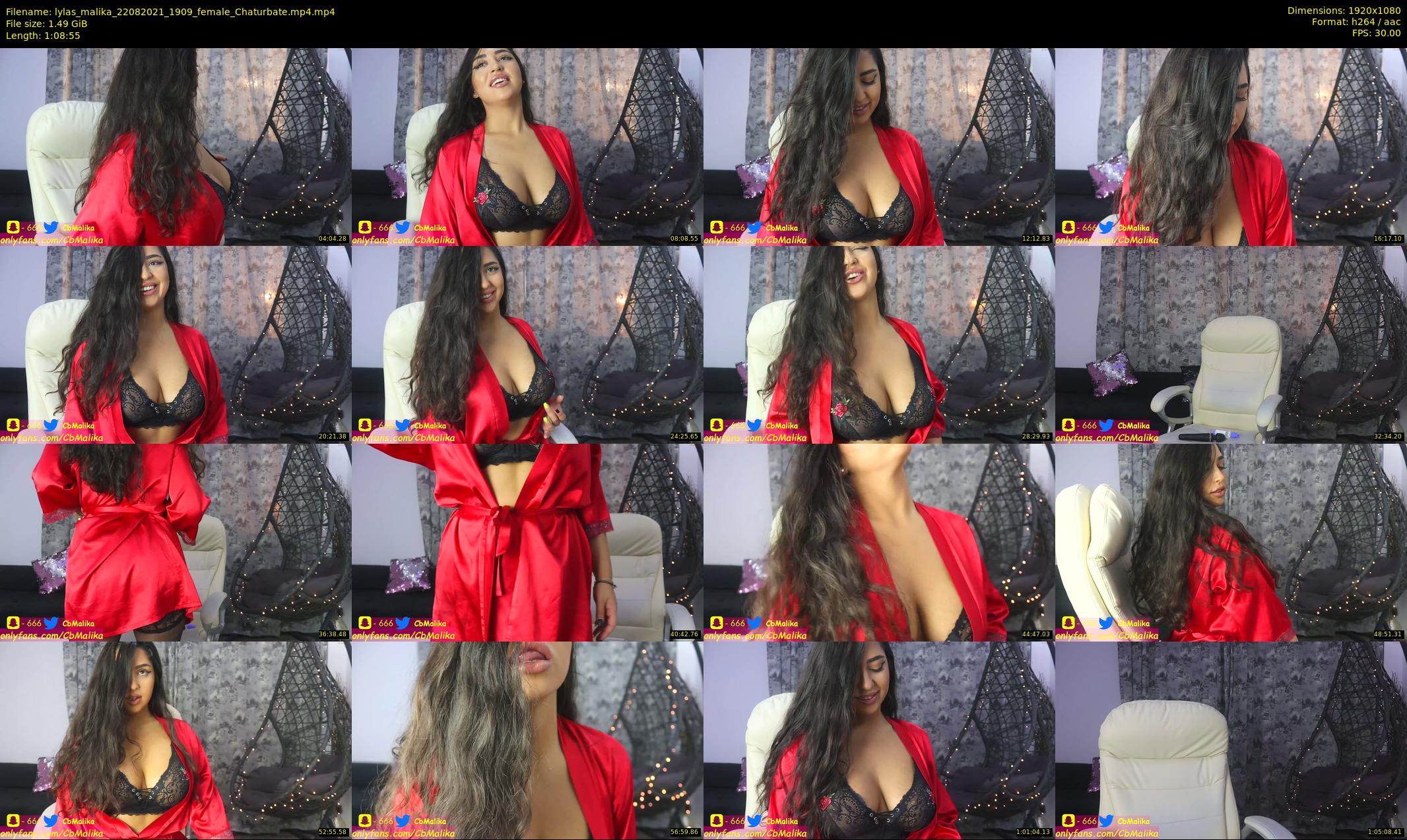 lylas_malika — 69 minute Chaturbate female cam show recording, 1080p, Aug 22, 2021