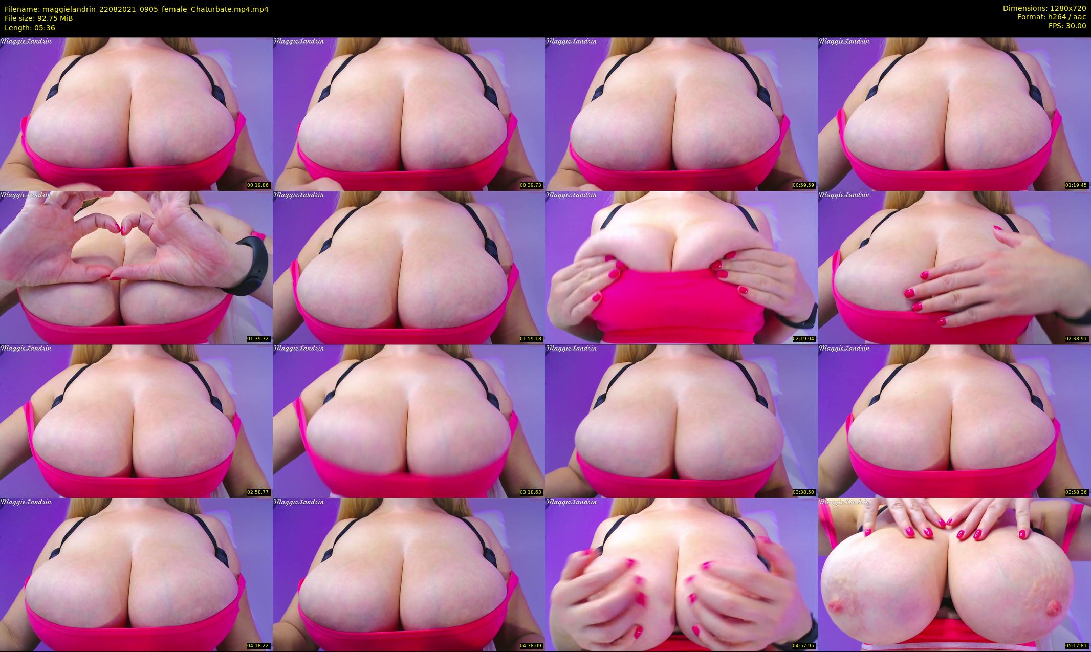 maggielandrin — 6 minute Chaturbate female cam show recording, 720p, Aug 22, 2021