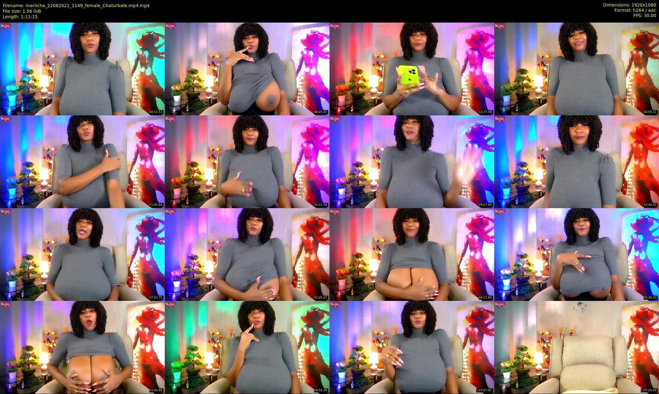 mariicha — 72 minute Chaturbate female cam show recording, 1080p, Aug 22, 2021