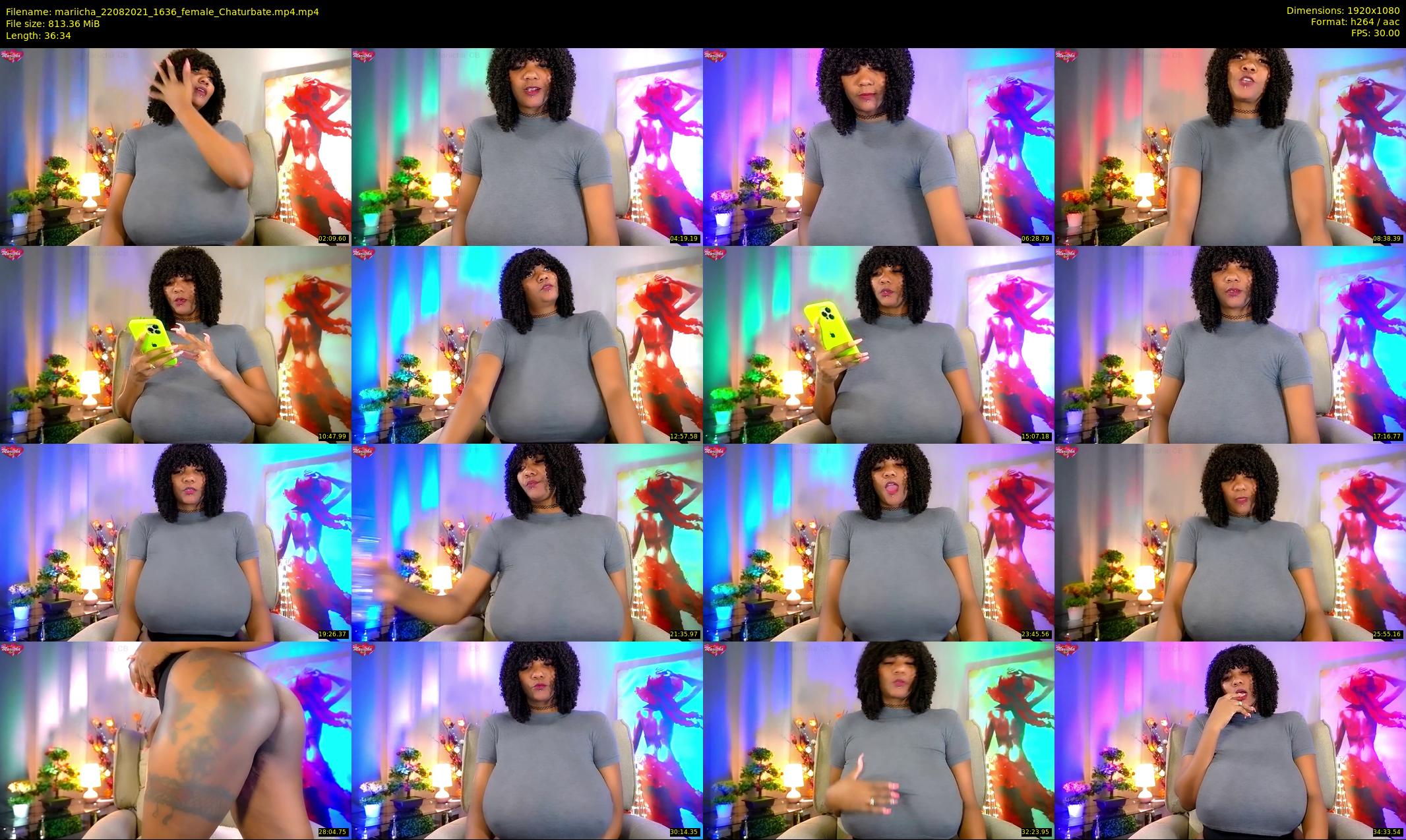 mariicha — 37 minute Chaturbate female cam show recording, 1080p, Aug 22, 2021