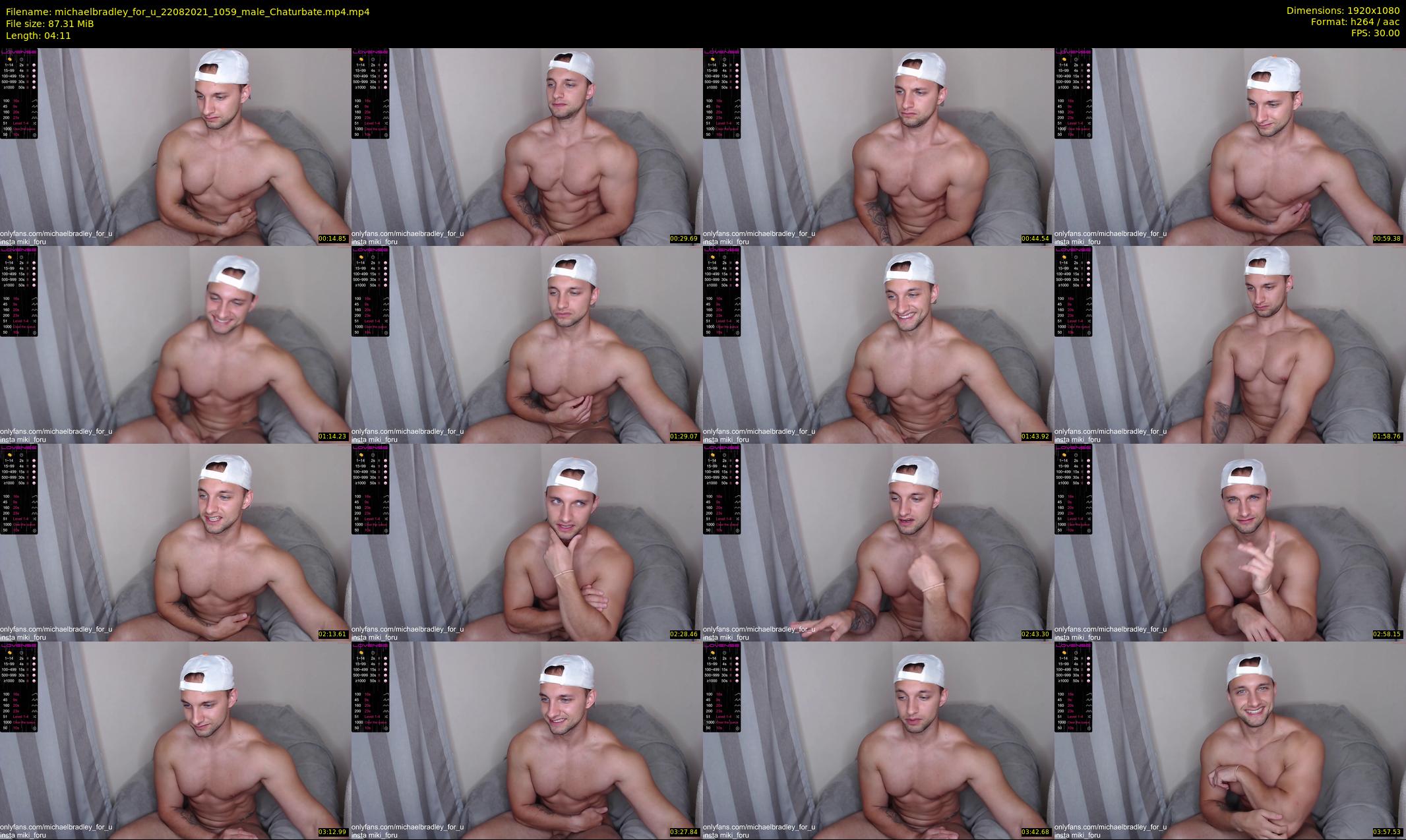 michaelbradley_for_u — 5 minute Chaturbate male cam show recording, 1080p, Aug 22, 2021