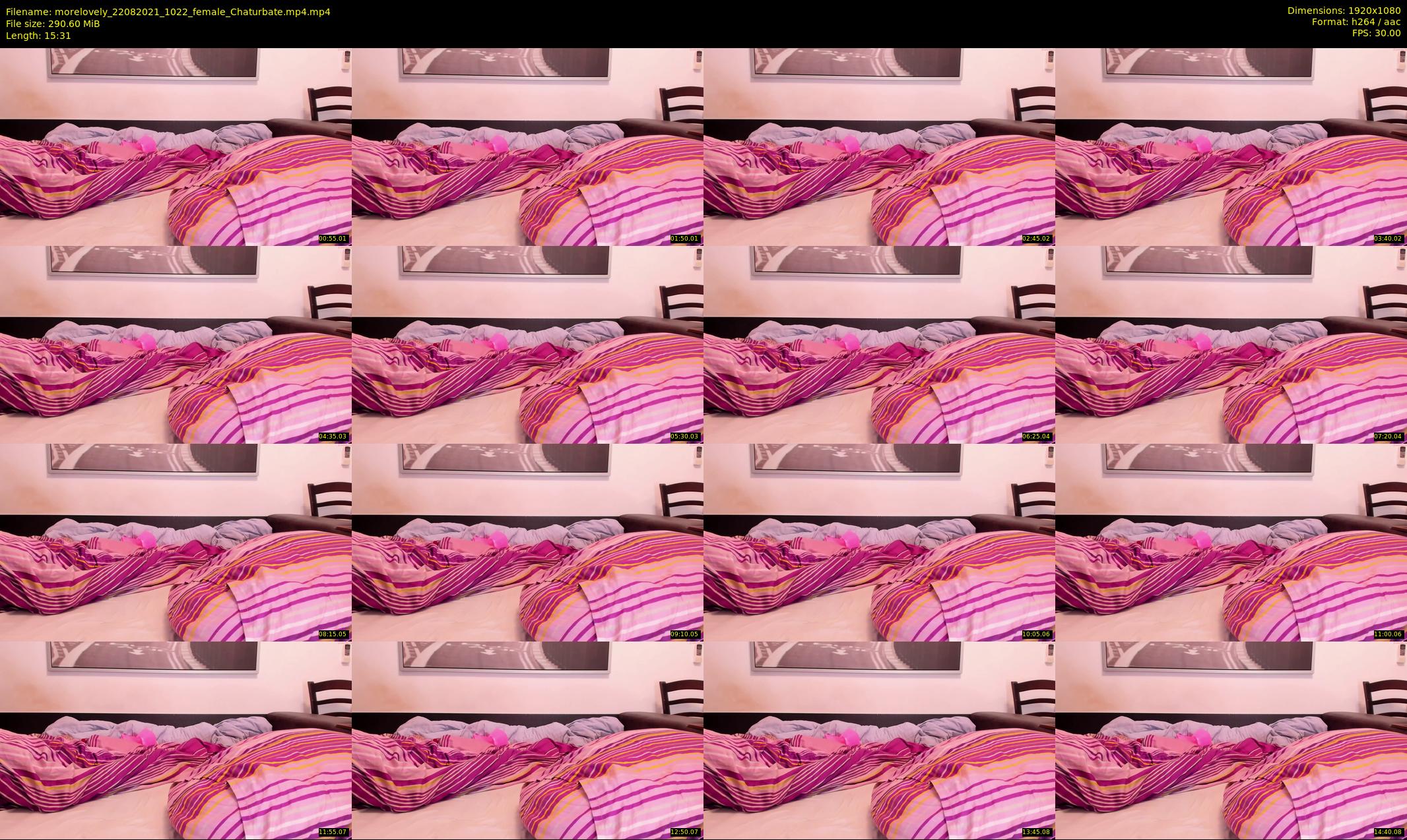 morelovely — 16 minute Chaturbate female cam show recording, 1080p, Aug 22, 2021