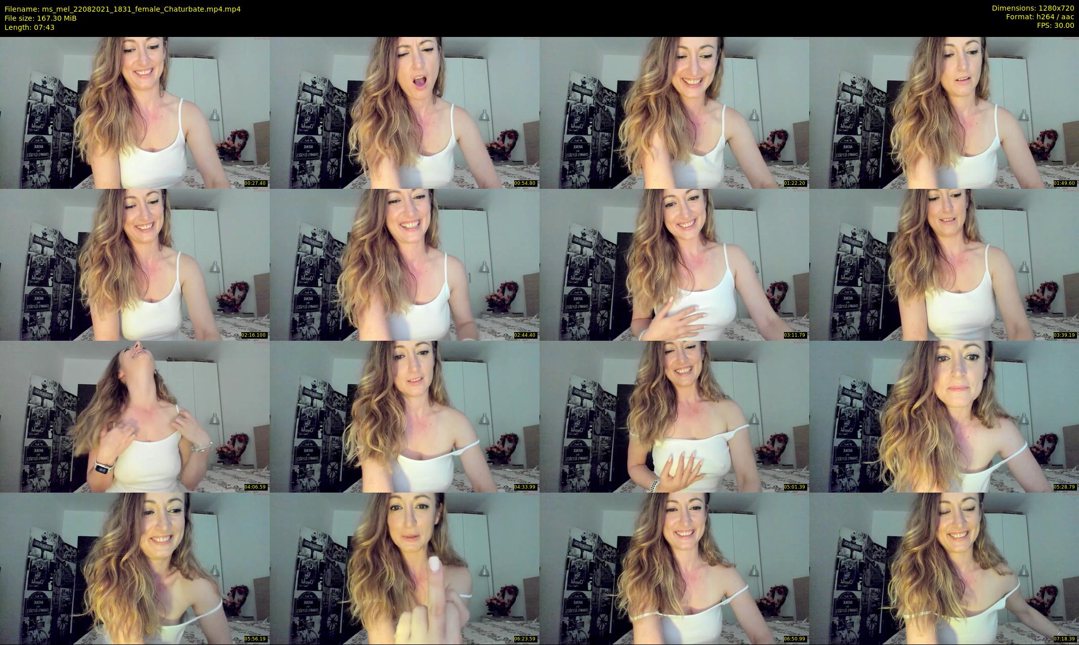 ms_mel — 8 minute Chaturbate female cam show recording, 720p, Aug 22, 2021