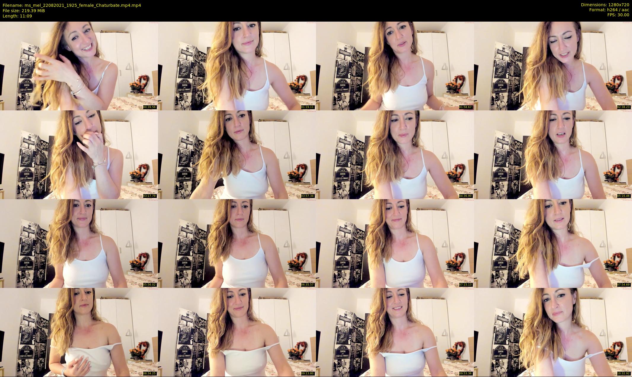 ms_mel — 12 minute Chaturbate female cam show recording, 720p, Aug 22, 2021