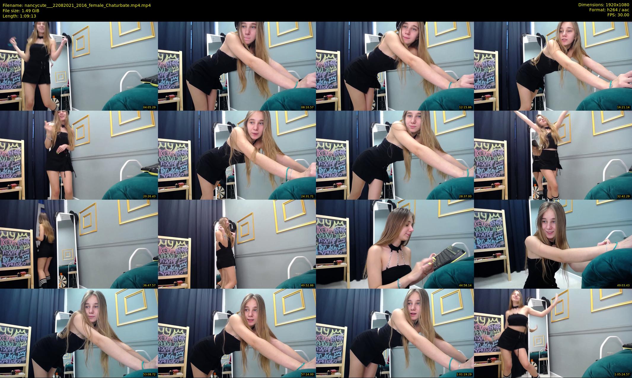 nancycute__ — 70 minute Chaturbate female cam show recording, 1080p, Aug 22, 2021