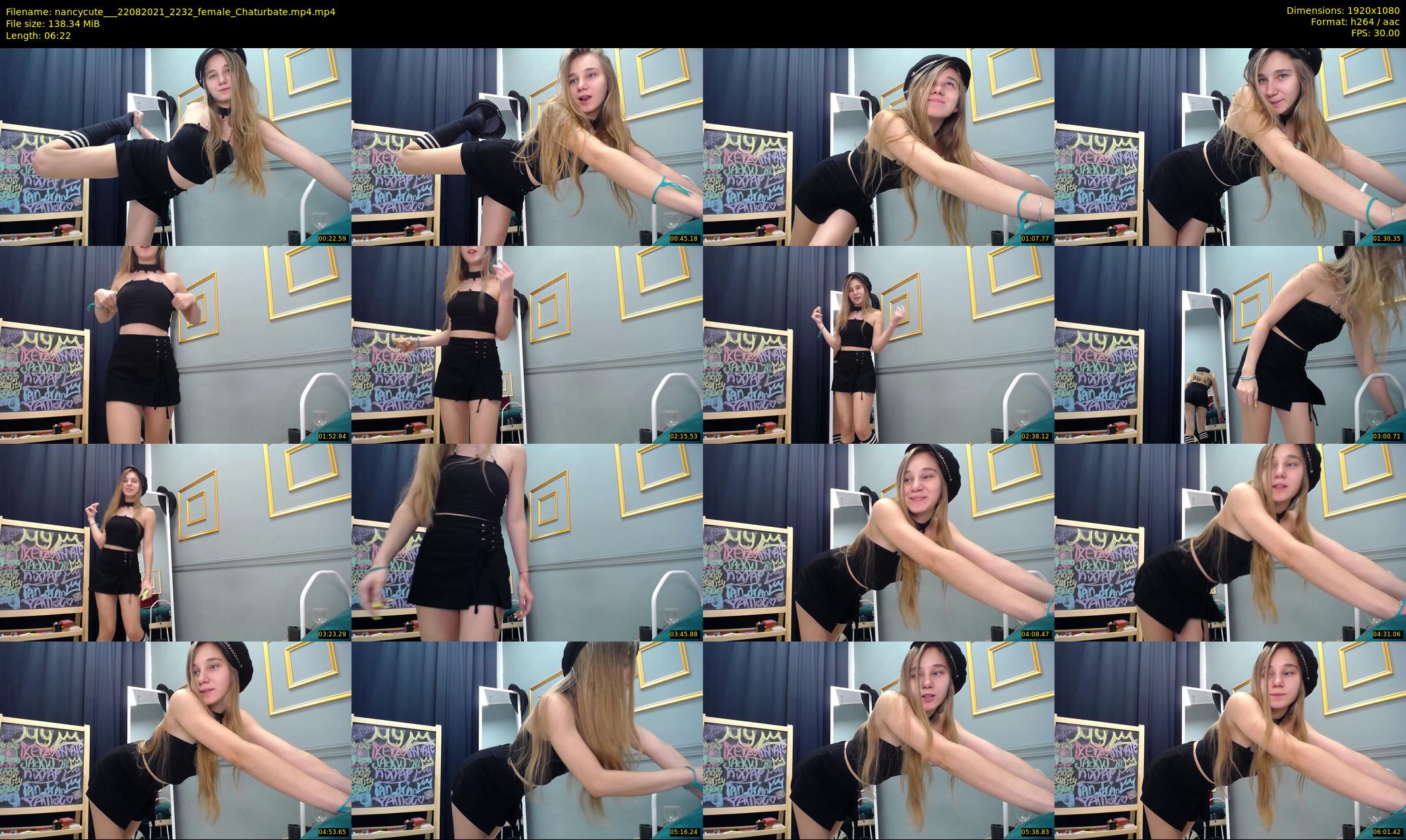 nancycute__ — 7 minute Chaturbate female cam show recording, 1080p, Aug 22, 2021