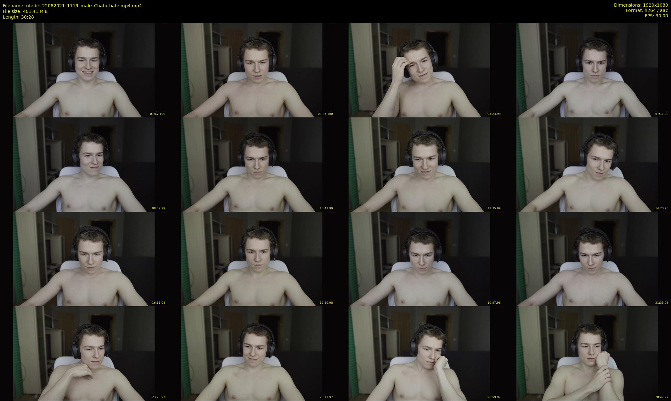 nfeibk — 31 minute Chaturbate male cam show recording, 1080p, Aug 22, 2021