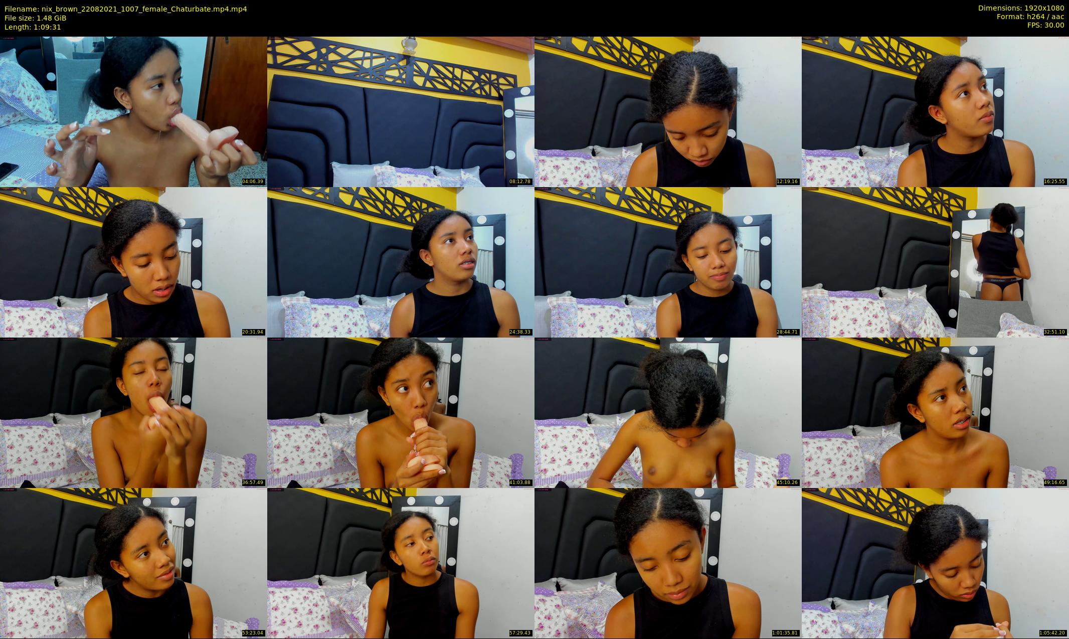 nix_brown — 70 minute Chaturbate female cam show recording, 1080p, Aug 22, 2021
