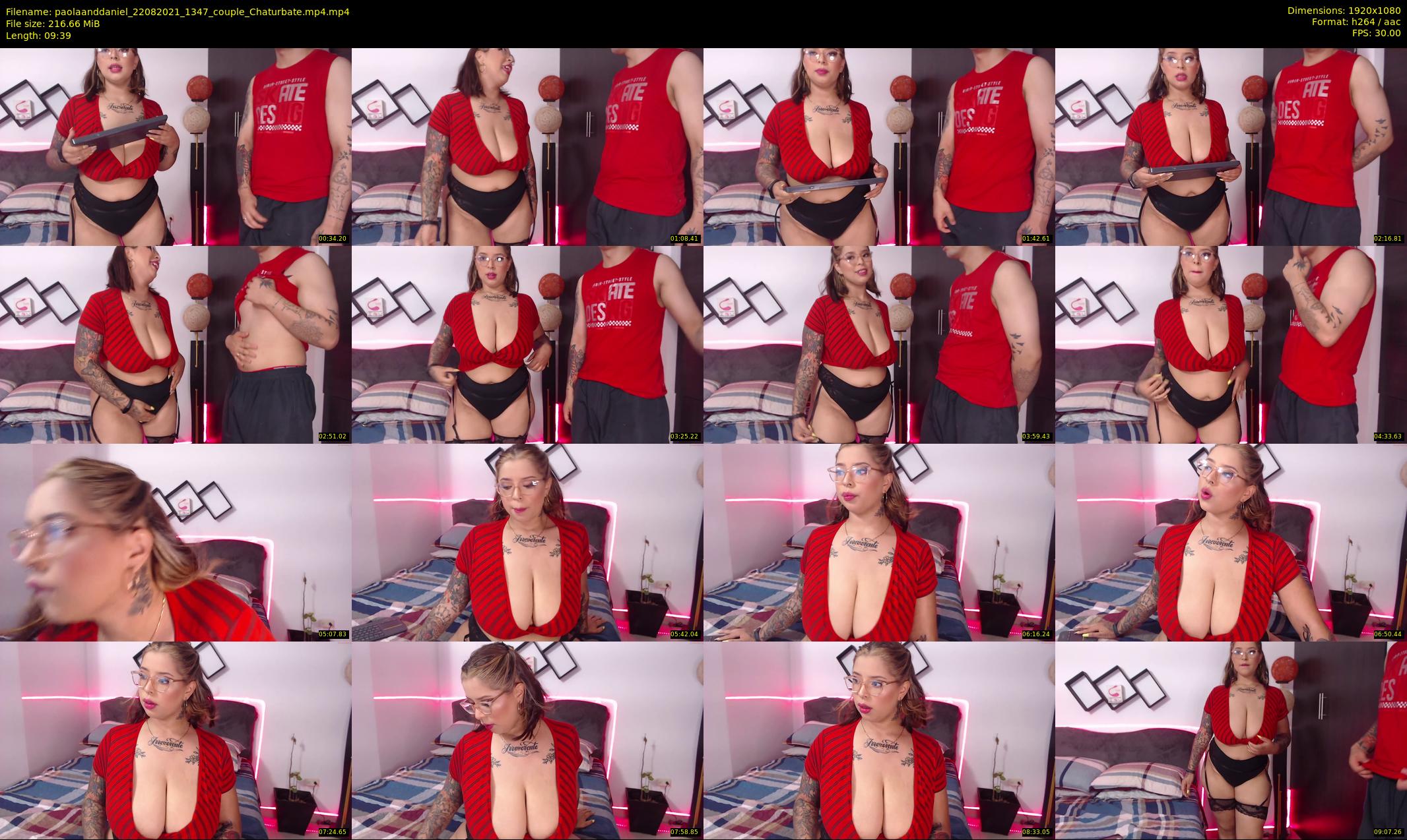 paolaanddaniel — 10 minute Chaturbate couple cam show recording, 1080p, Aug 22, 2021