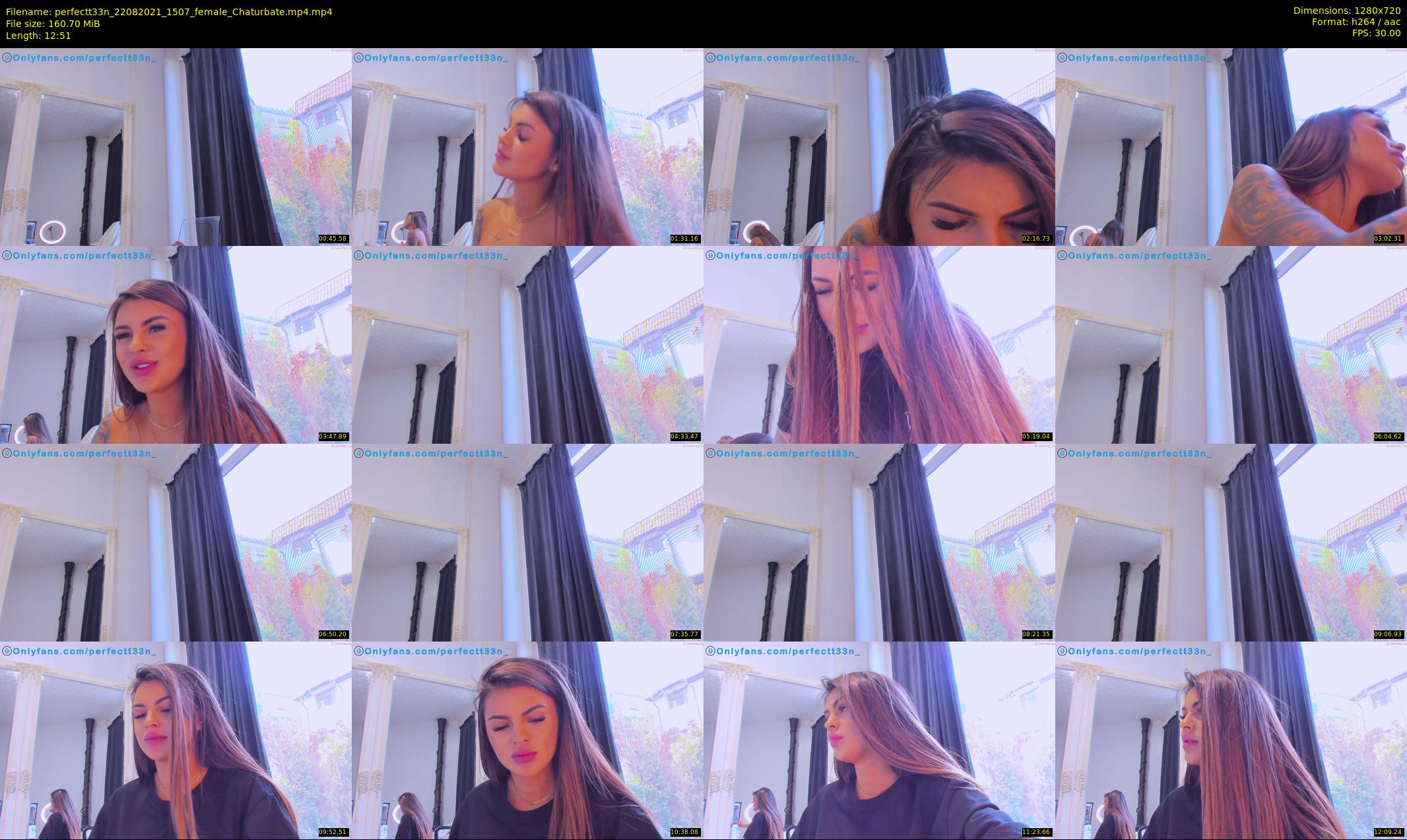 perfectt33n — 13 minute Chaturbate female cam show recording, 720p, Aug 22, 2021