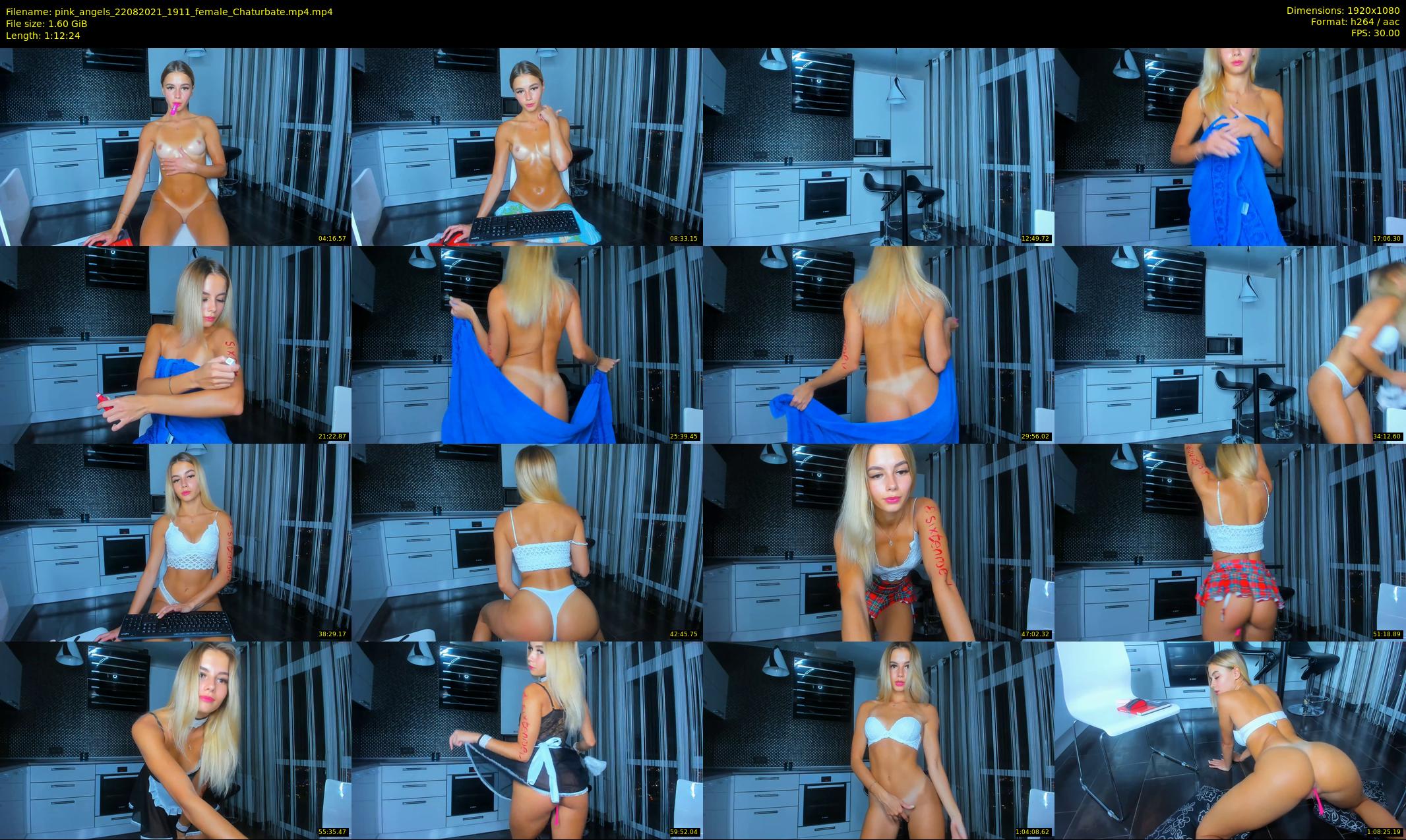 pink_angels — 73 minute Chaturbate couple cam show recording, 1080p, Aug 22, 2021