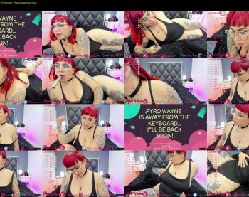pyrowayne — 76 minute Chaturbate female cam show recording, 1080p, Aug 22, 2021