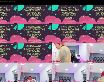 pyrowayne — 15 minute Chaturbate female cam show recording, 1080p, Aug 22, 2021