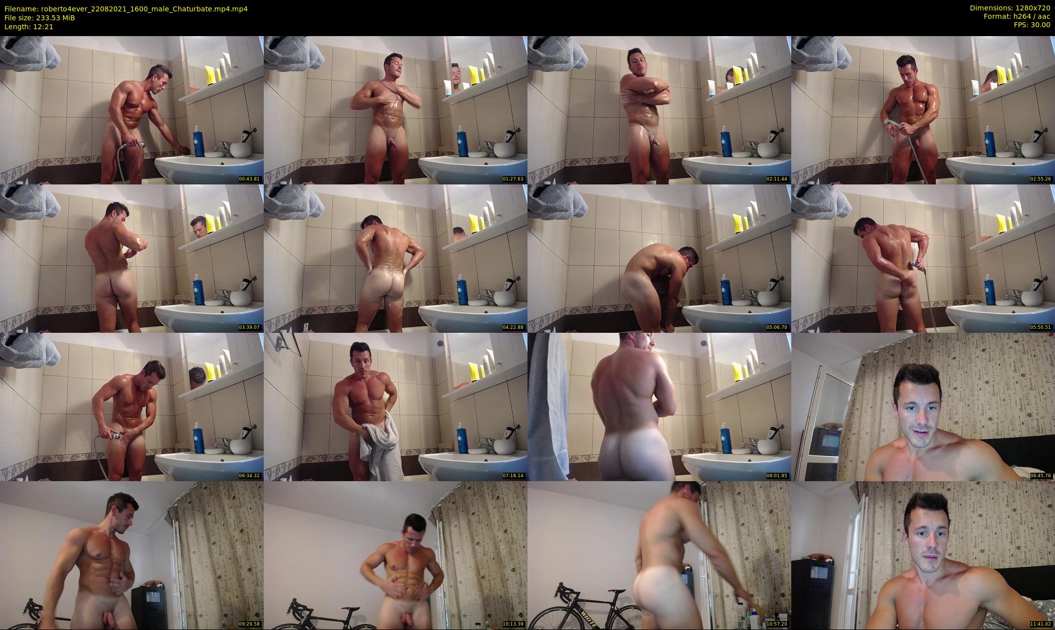roberto4ever — 13 minute Chaturbate male cam show recording, 720p, Aug 22, 2021
