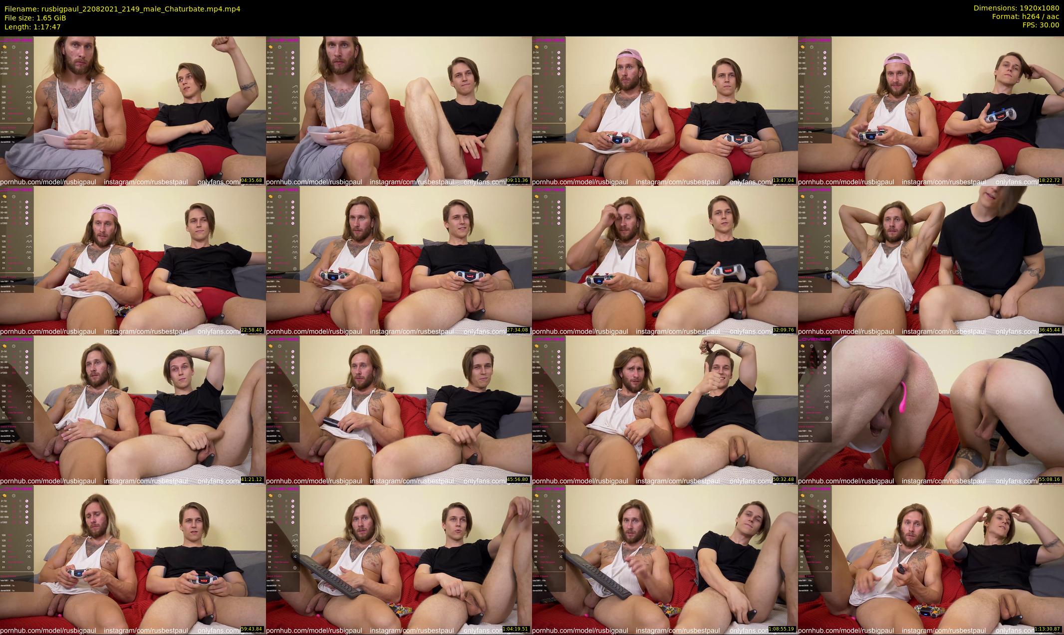 rusbigpaul — 78 minute Chaturbate male cam show recording, 1080p, Aug 22, 2021