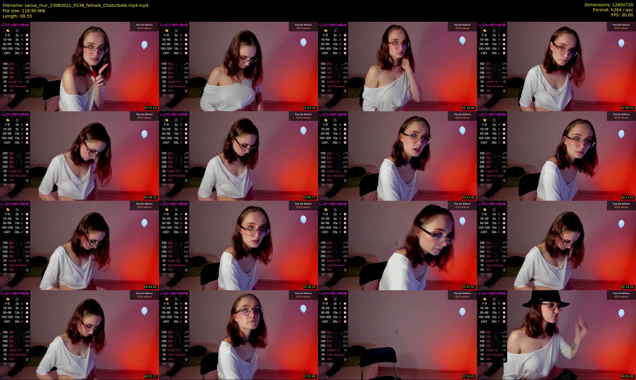 sansa_mur — 9 minute Chaturbate female cam show recording, 720p, Aug 23, 2021