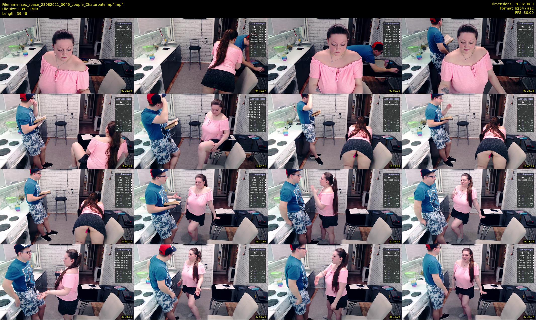 sex_space — 40 minute Chaturbate couple cam show recording, 1080p, Aug 23, 2021