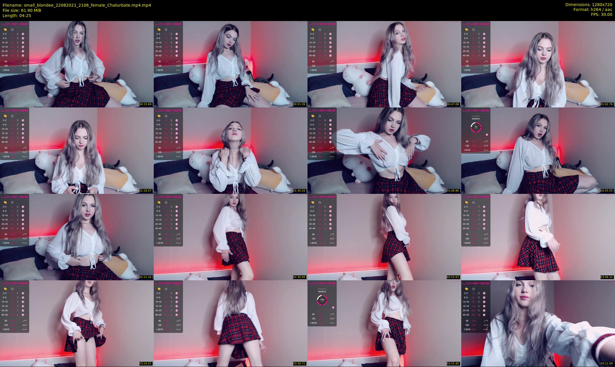 small_blondee — 5 minute Chaturbate female cam show recording, 720p, Aug 22, 2021