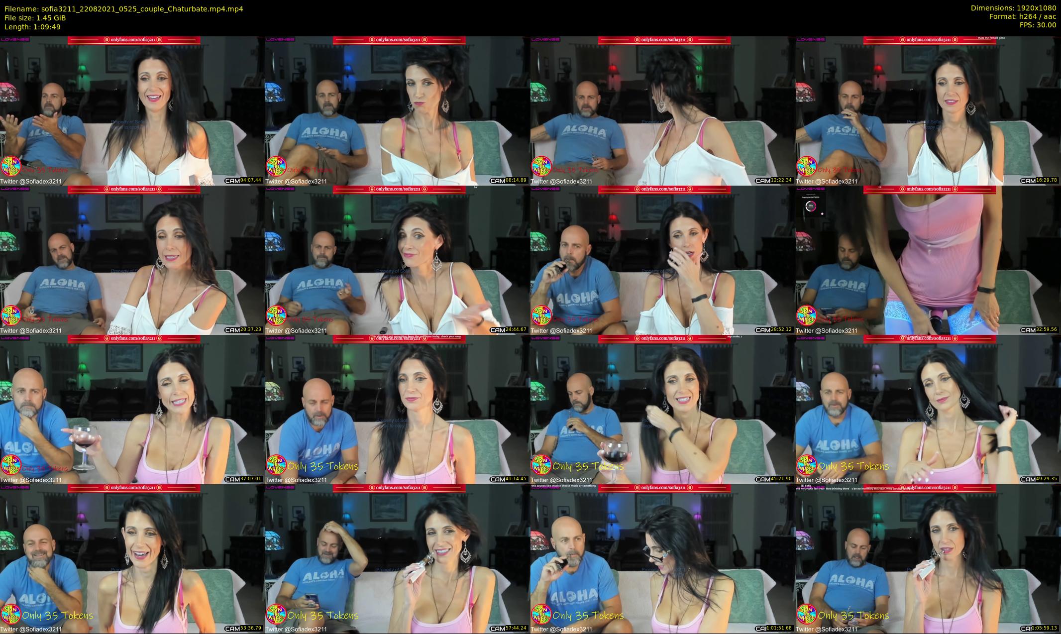 sofia3211 — 70 minute Chaturbate couple cam show recording, 1080p, Aug 22, 2021