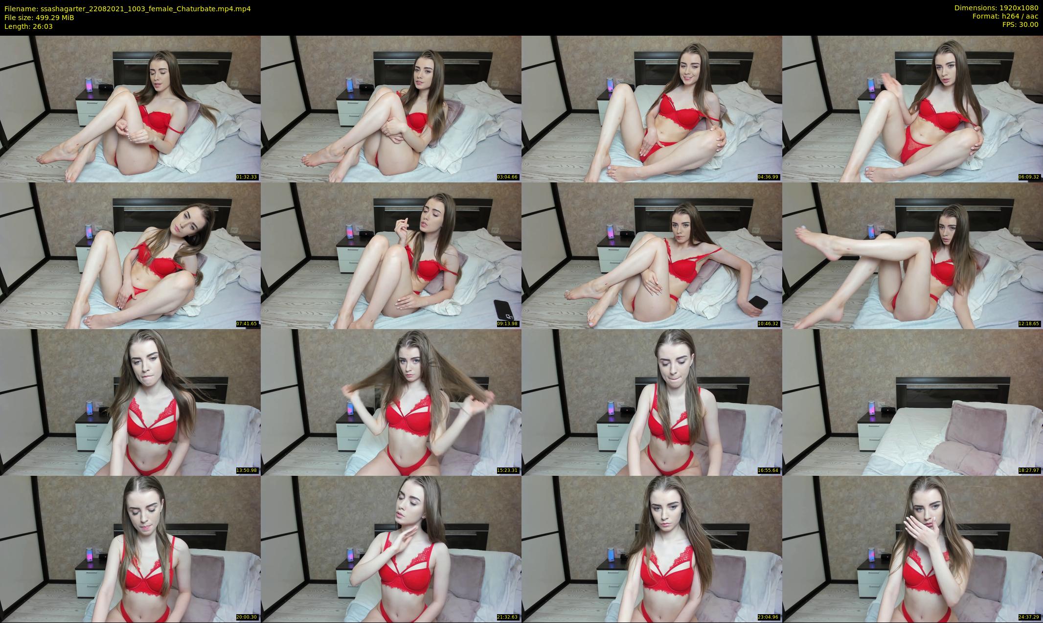 ssashagarter — 27 minute Chaturbate female cam show recording, 1080p, Aug 22, 2021