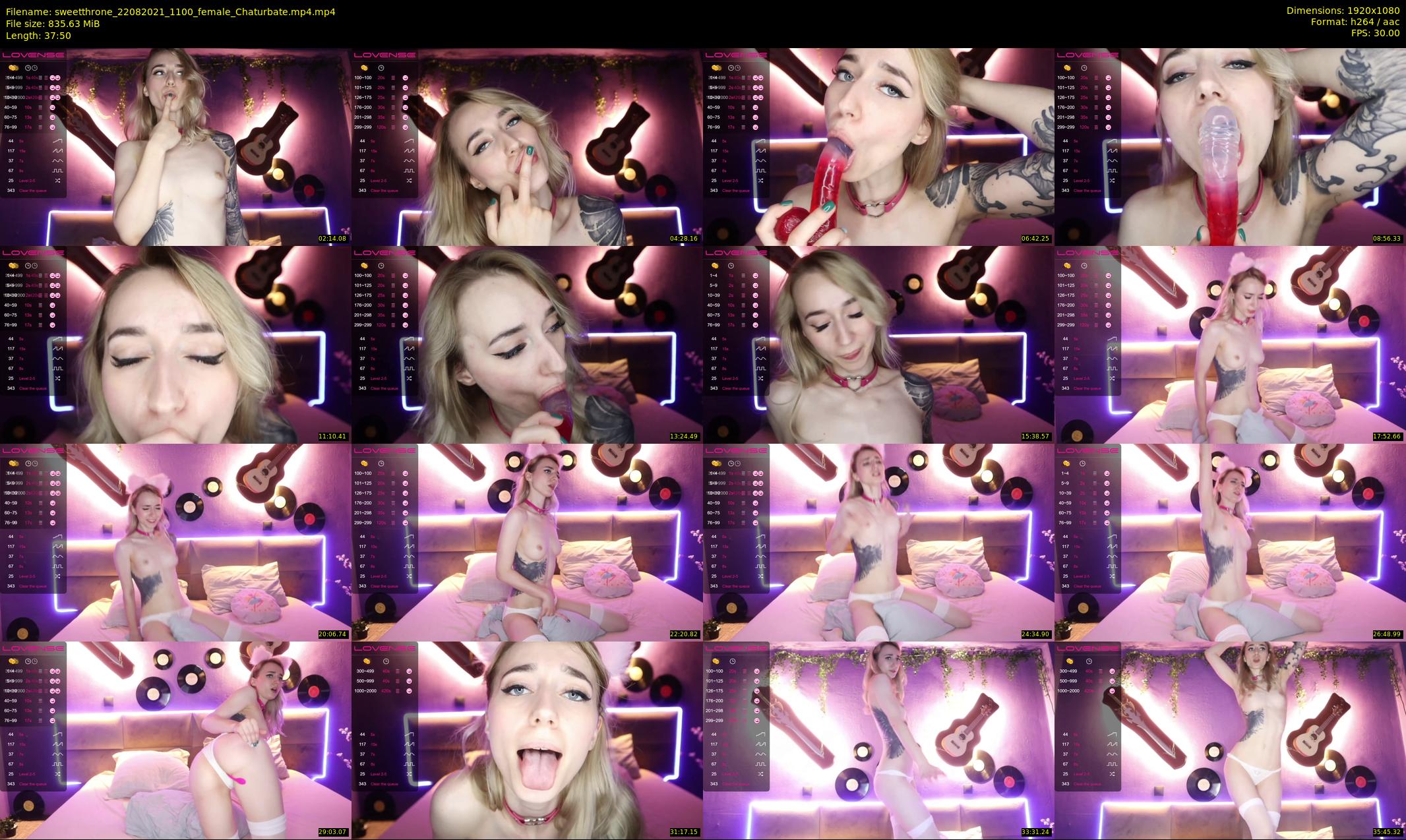 sweetthrone — 38 minute Chaturbate couple cam show recording, 1080p, Aug 22, 2021