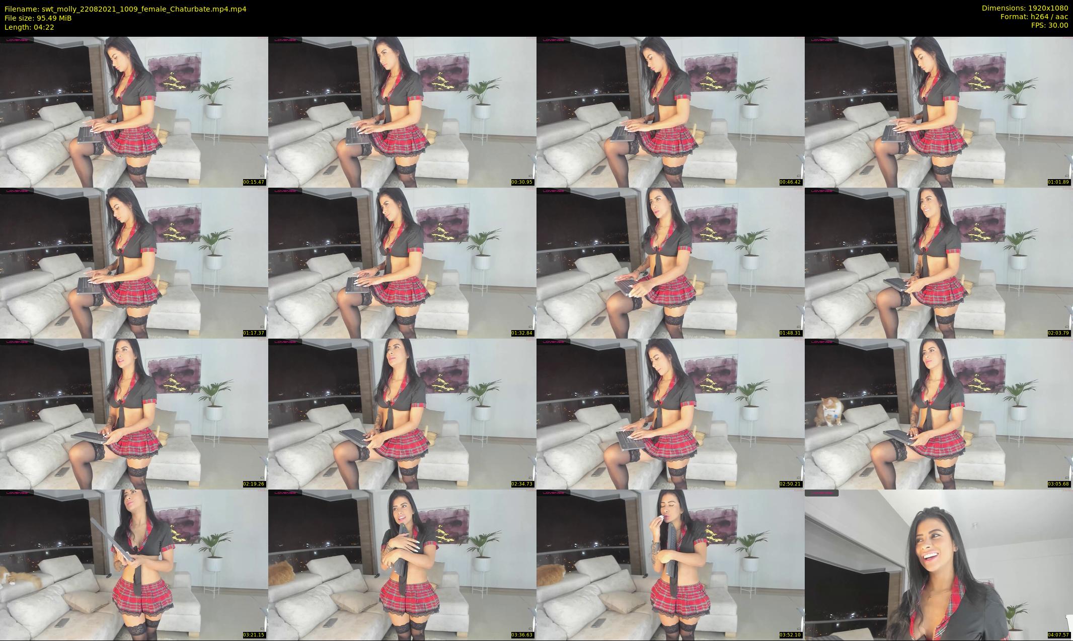 swt_molly — 5 minute Chaturbate female cam show recording, 1080p, Aug 22, 2021