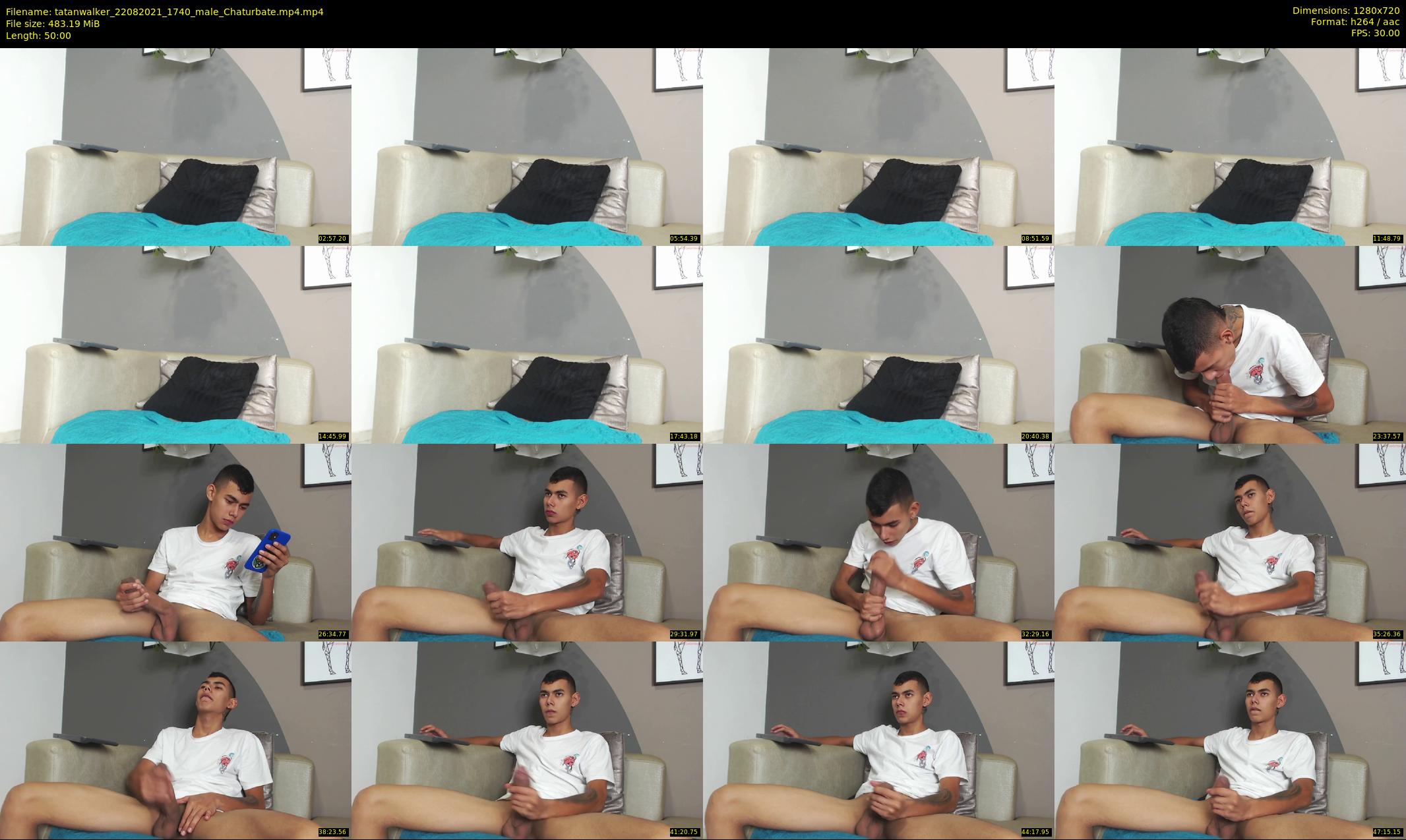 tatanwalker — 50 minute Chaturbate male cam show recording, 720p, Aug 22, 2021