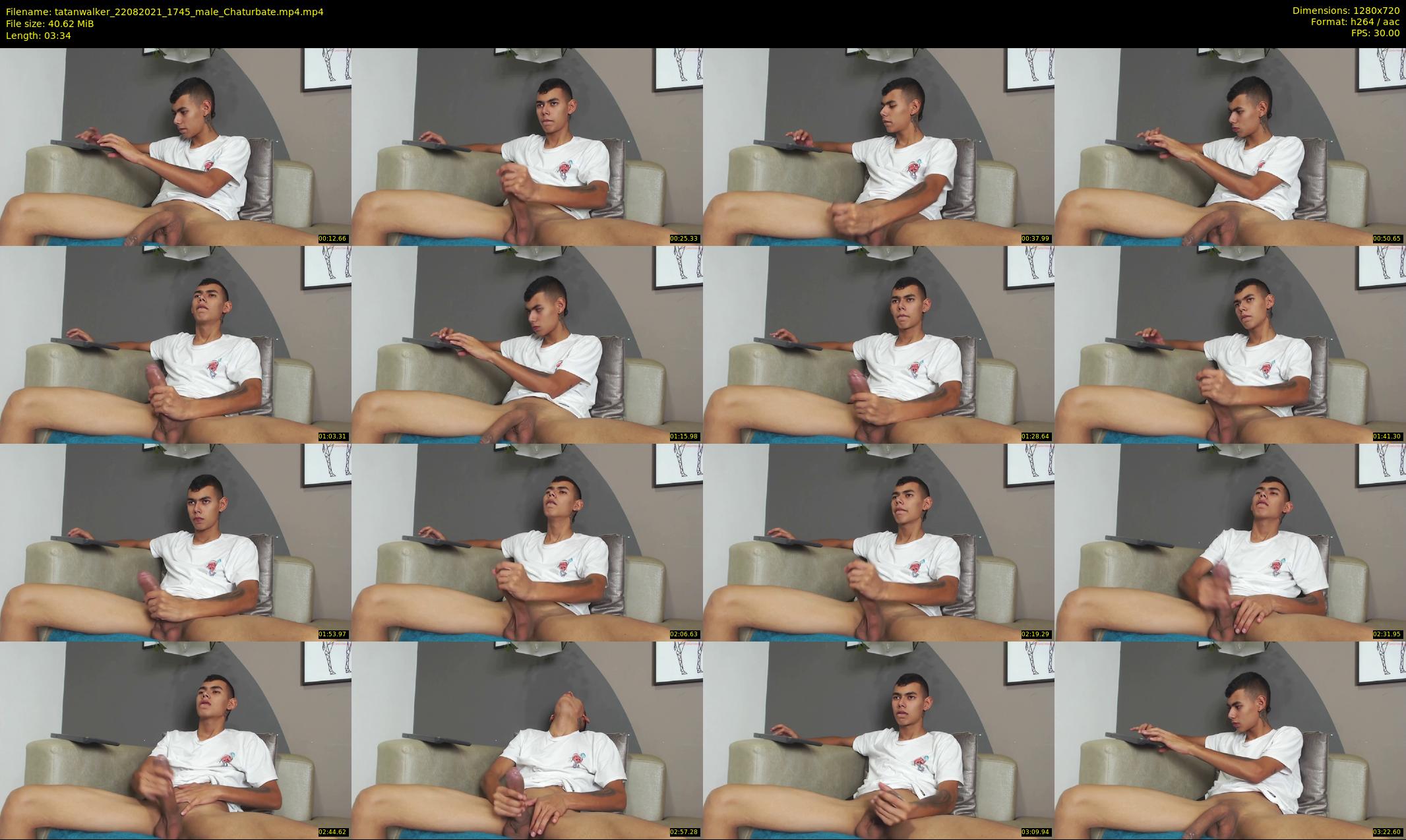 tatanwalker — 4 minute Chaturbate male cam show recording, 720p, Aug 22, 2021