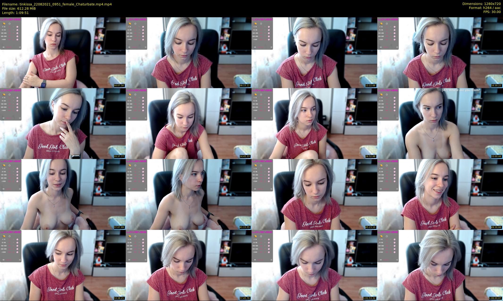 tinkissa — 70 minute Chaturbate couple cam show recording, 720p, Aug 22, 2021