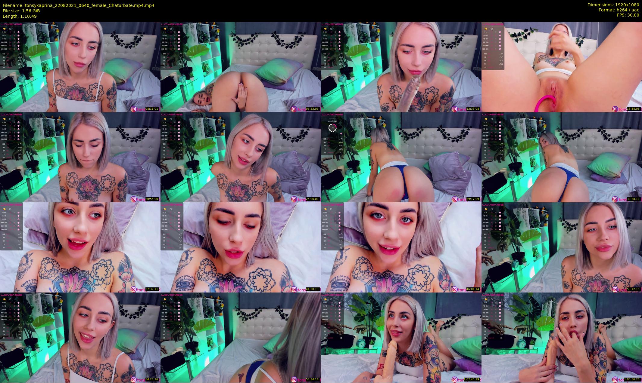 tonsykaprina — 71 minute Chaturbate couple cam show recording, 1080p, Aug 22, 2021