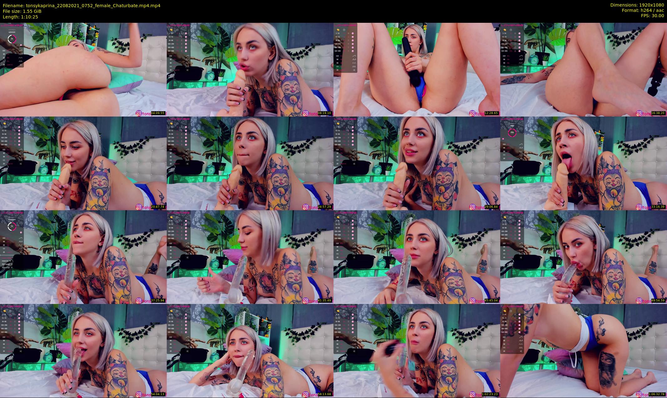 tonsykaprina — 71 minute Chaturbate couple cam show recording, 1080p, Aug 22, 2021