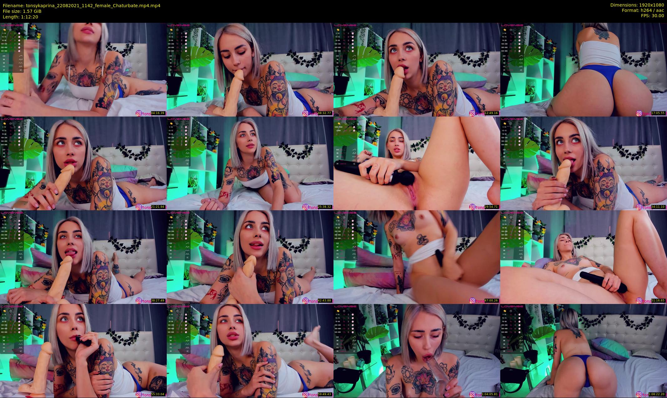 tonsykaprina — 73 minute Chaturbate couple cam show recording, 1080p, Aug 22, 2021