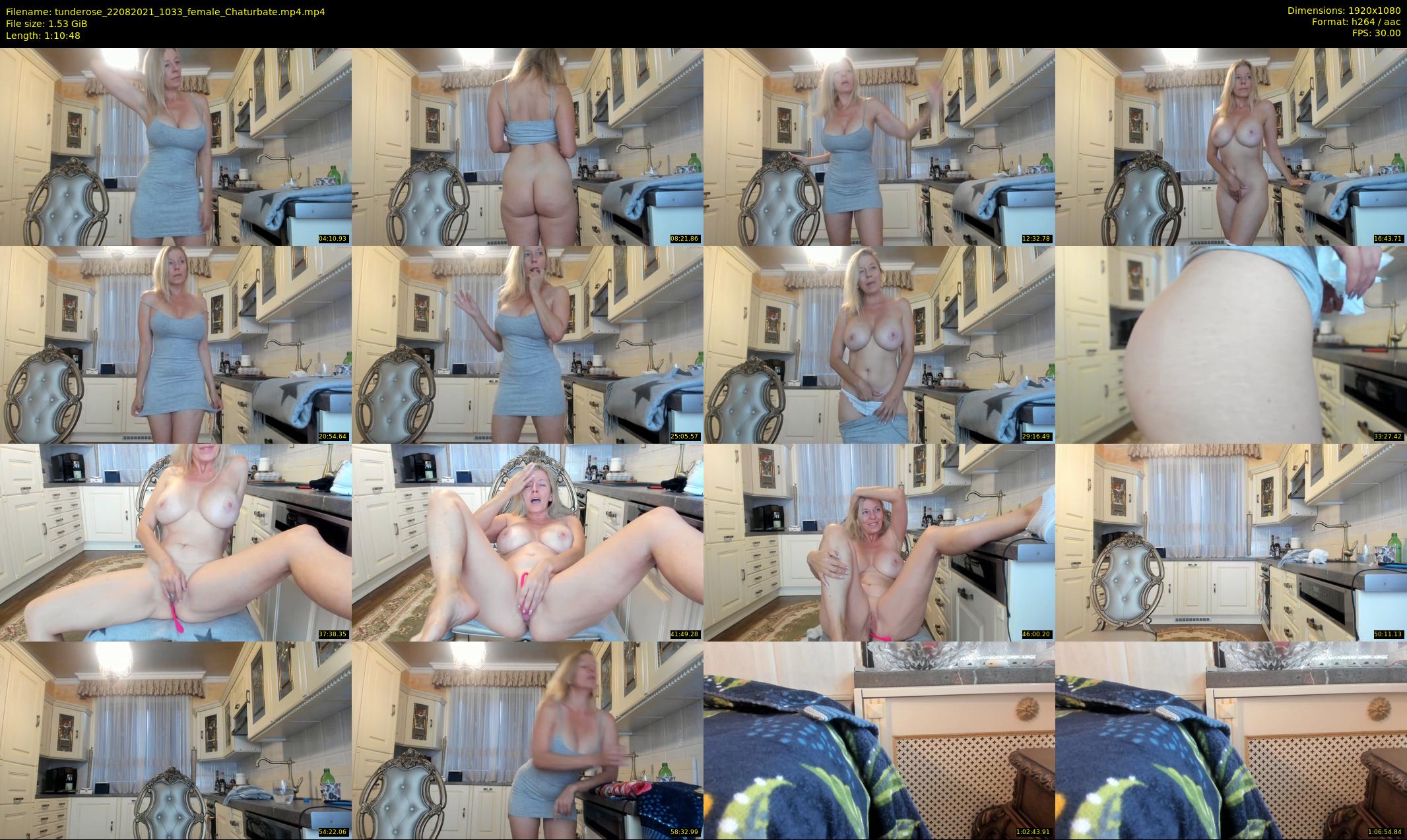 tunderose — 71 minute Chaturbate female cam show recording, 1080p, Aug 22, 2021