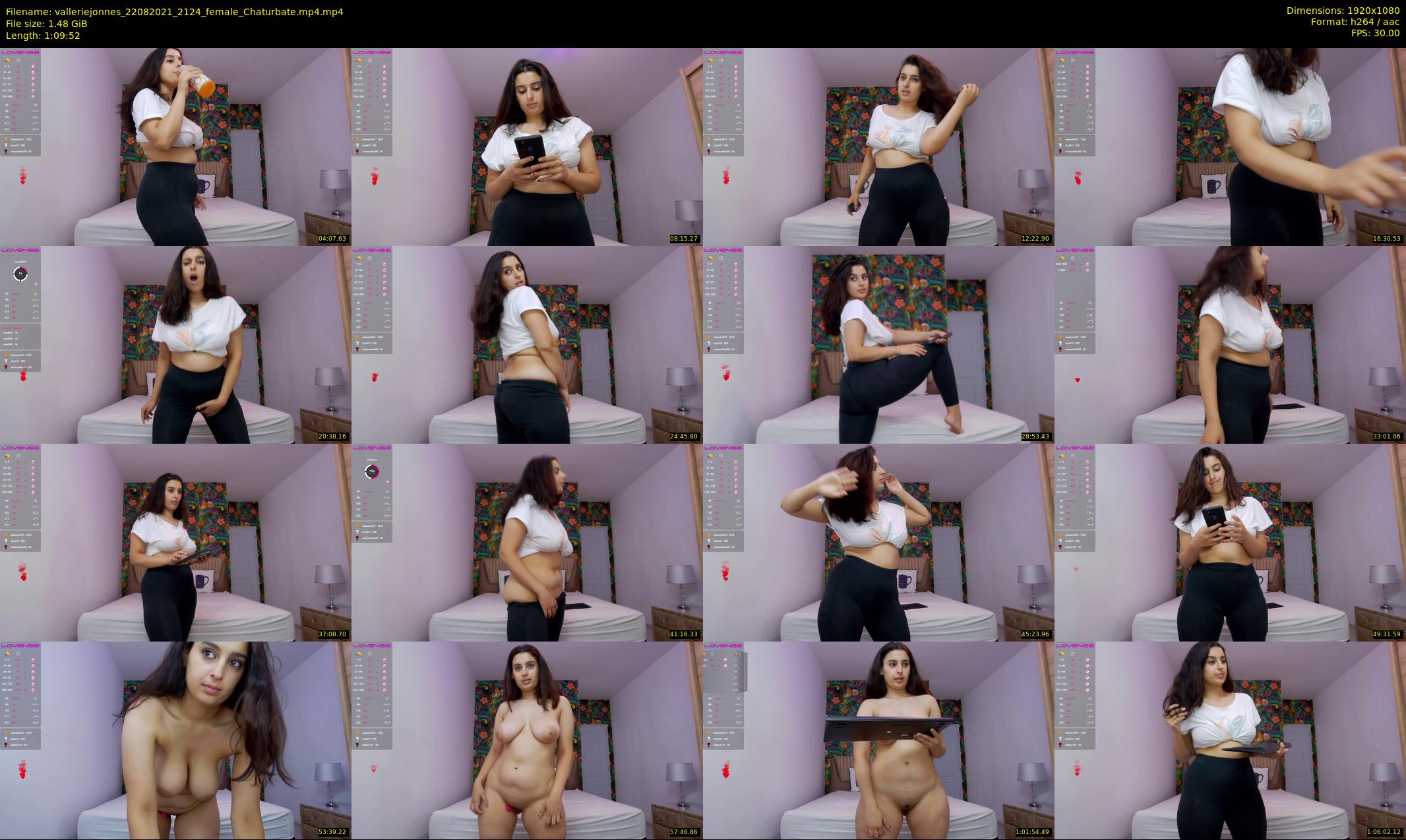 valleriejonnes — 70 minute Chaturbate female cam show recording, 1080p, Aug 22, 2021
