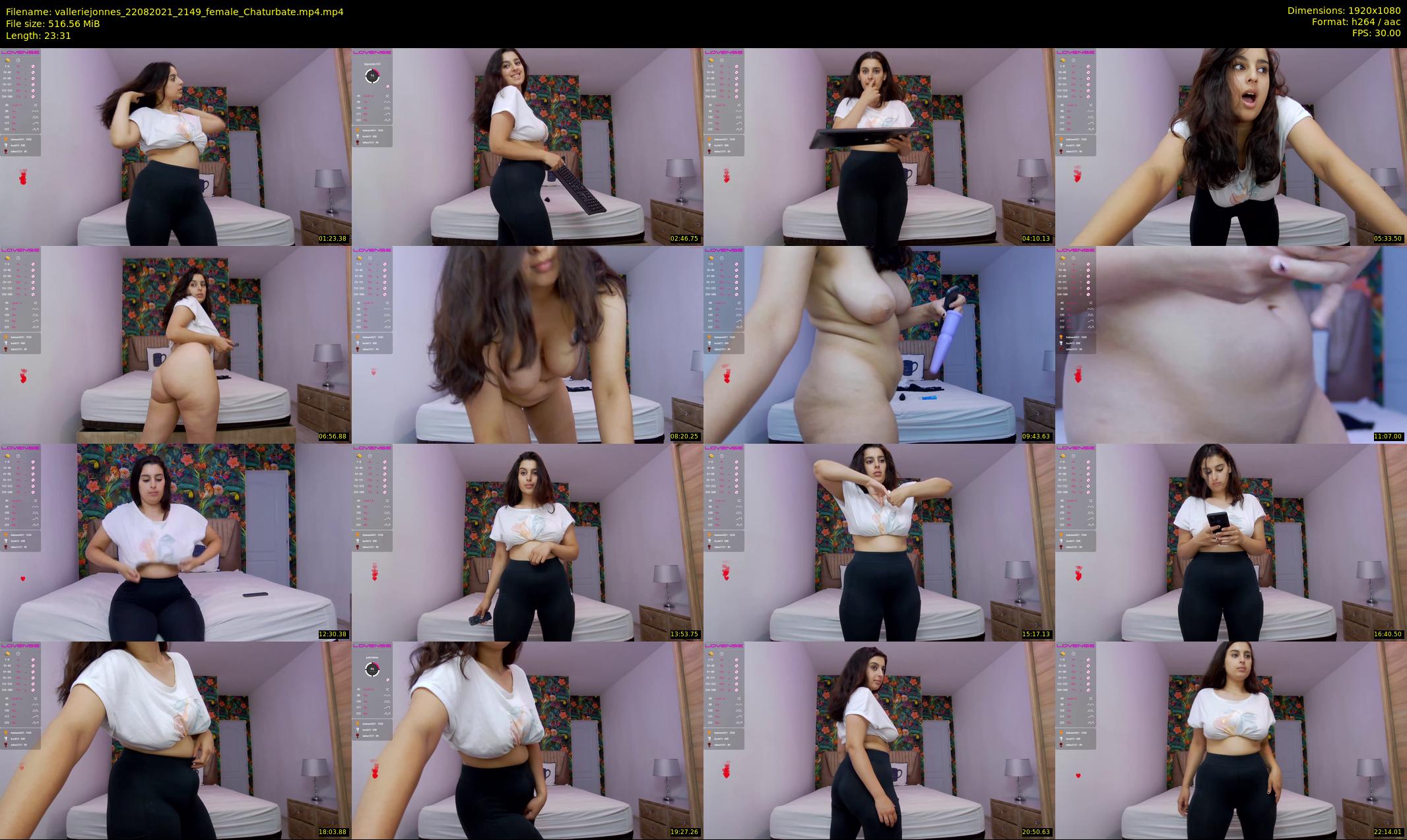 valleriejonnes — 24 minute Chaturbate female cam show recording, 1080p, Aug 22, 2021