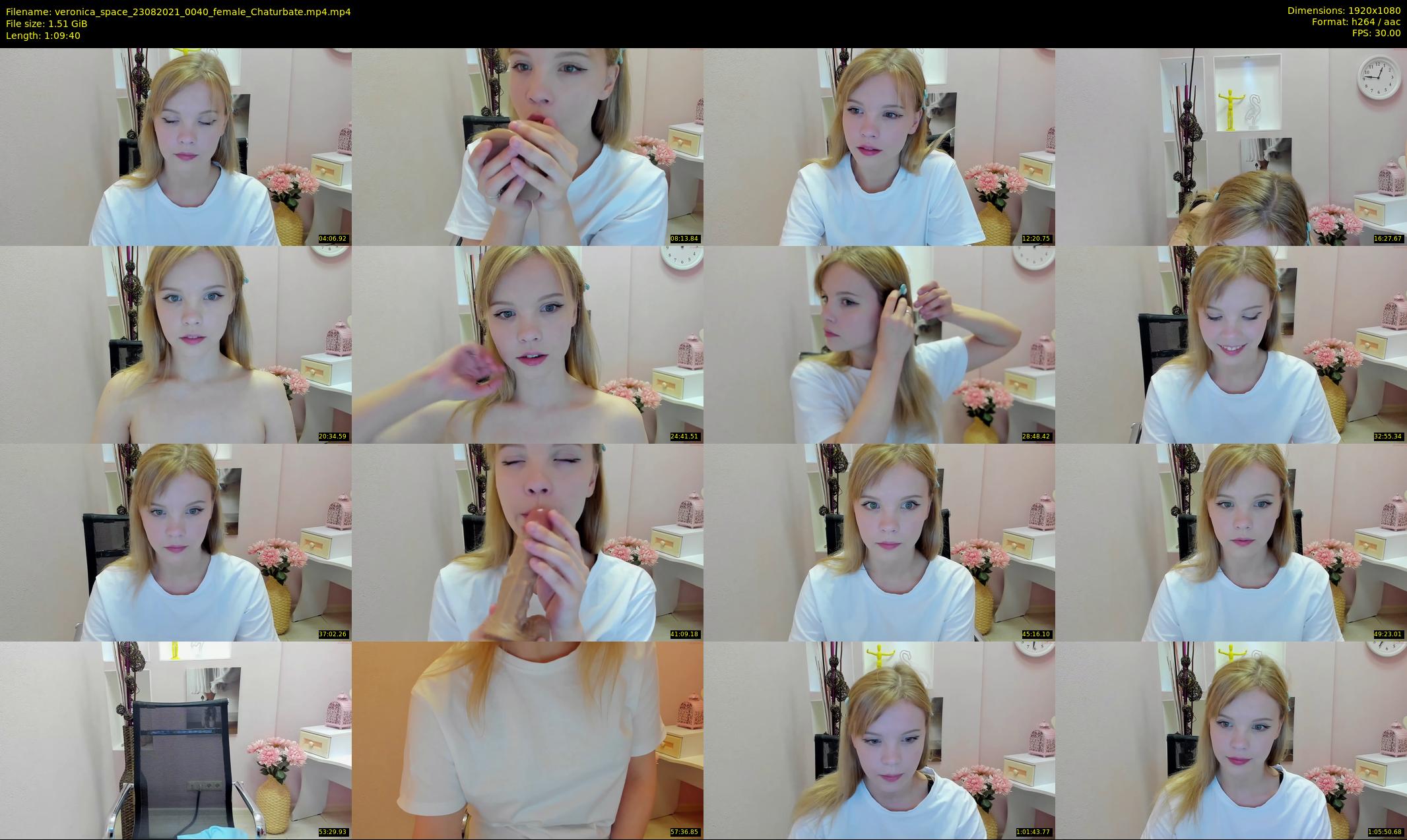 veronica_space — 70 minute Chaturbate female cam show recording, 1080p, Aug 23, 2021