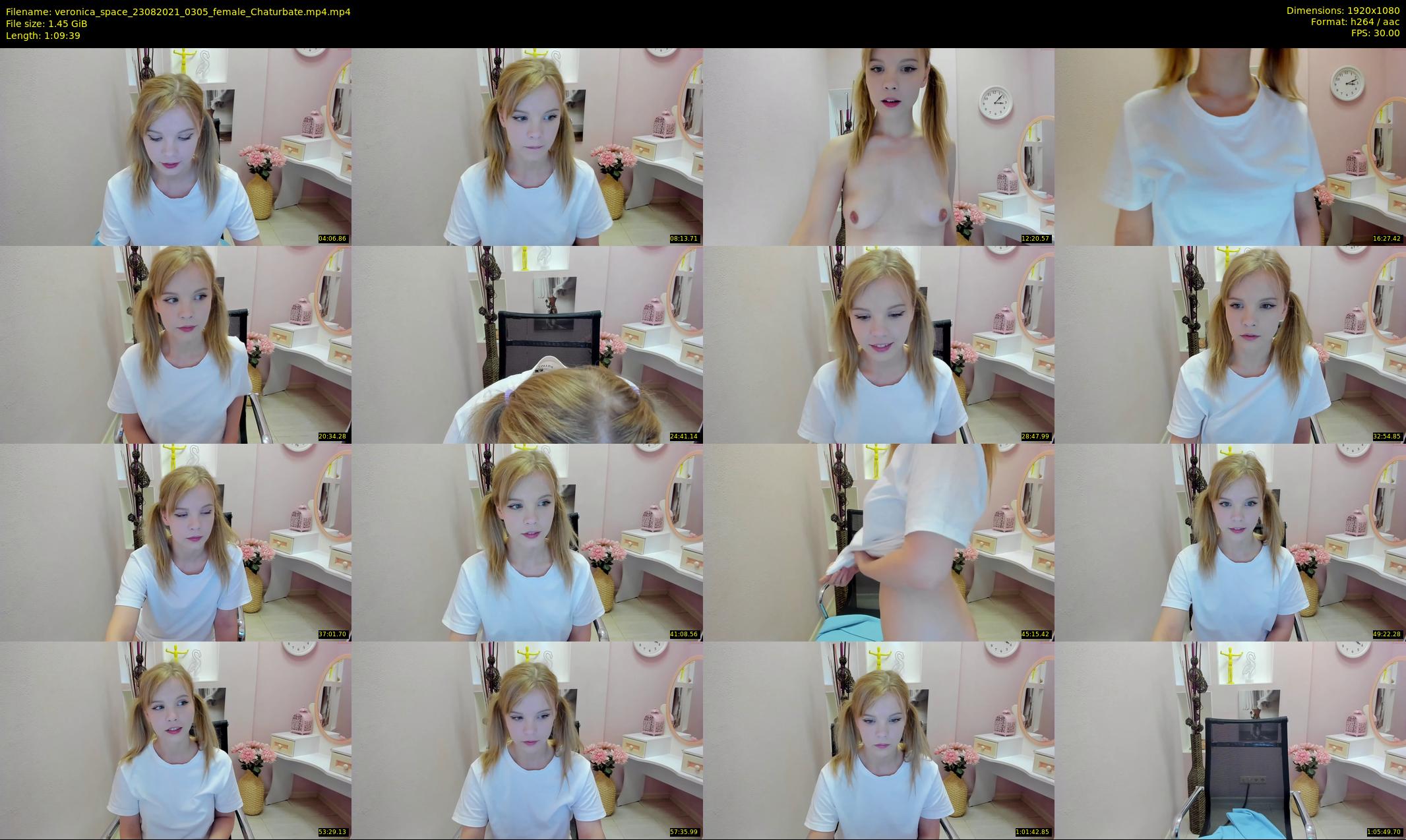 veronica_space — 70 minute Chaturbate female cam show recording, 1080p, Aug 23, 2021
