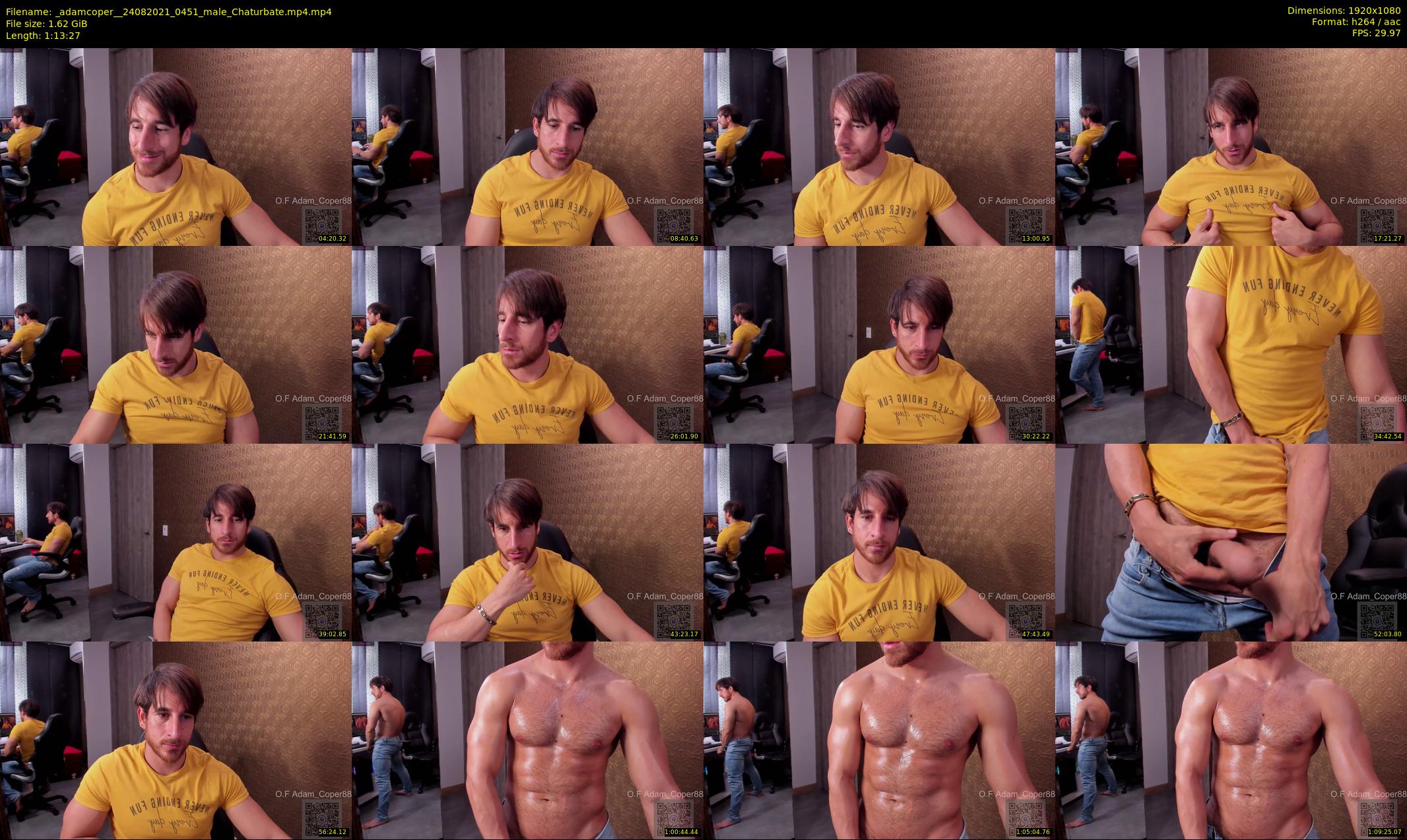 _adamcoper_ — 74 minute Chaturbate male cam show recording, 1080p, Aug 24, 2021