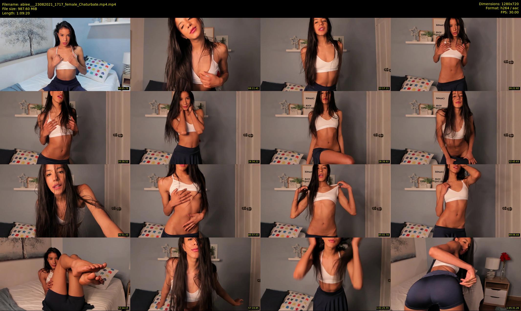 abiee__ — 70 minute Chaturbate female cam show recording, 720p, Aug 23, 2021