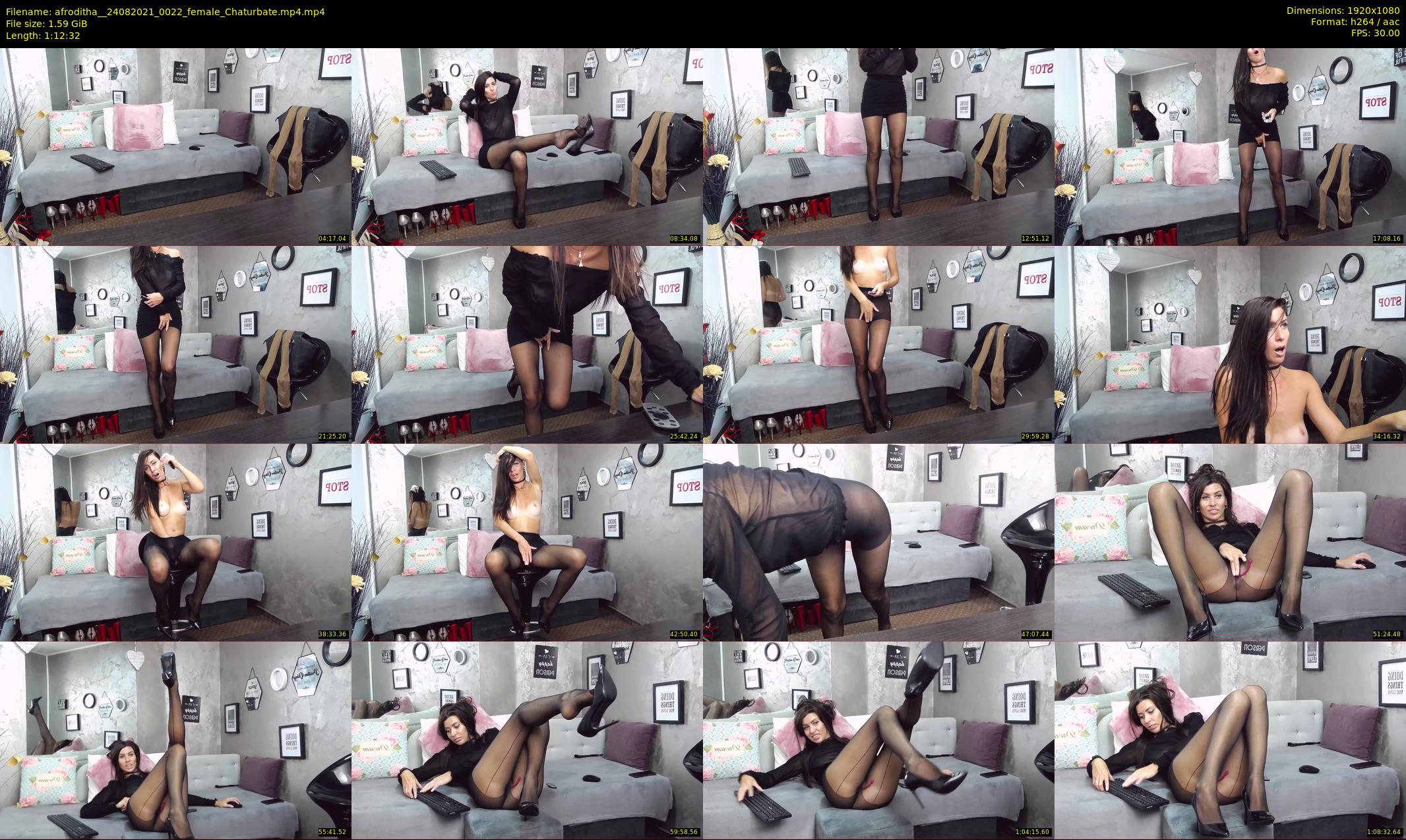afroditha_ — 73 minute Chaturbate female cam show recording, 1080p, Aug 24, 2021