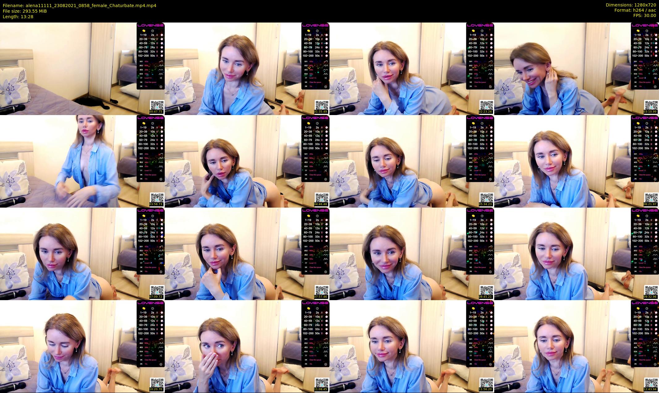 alena11111 — 14 minute Chaturbate female cam show recording, 720p, Aug 23, 2021