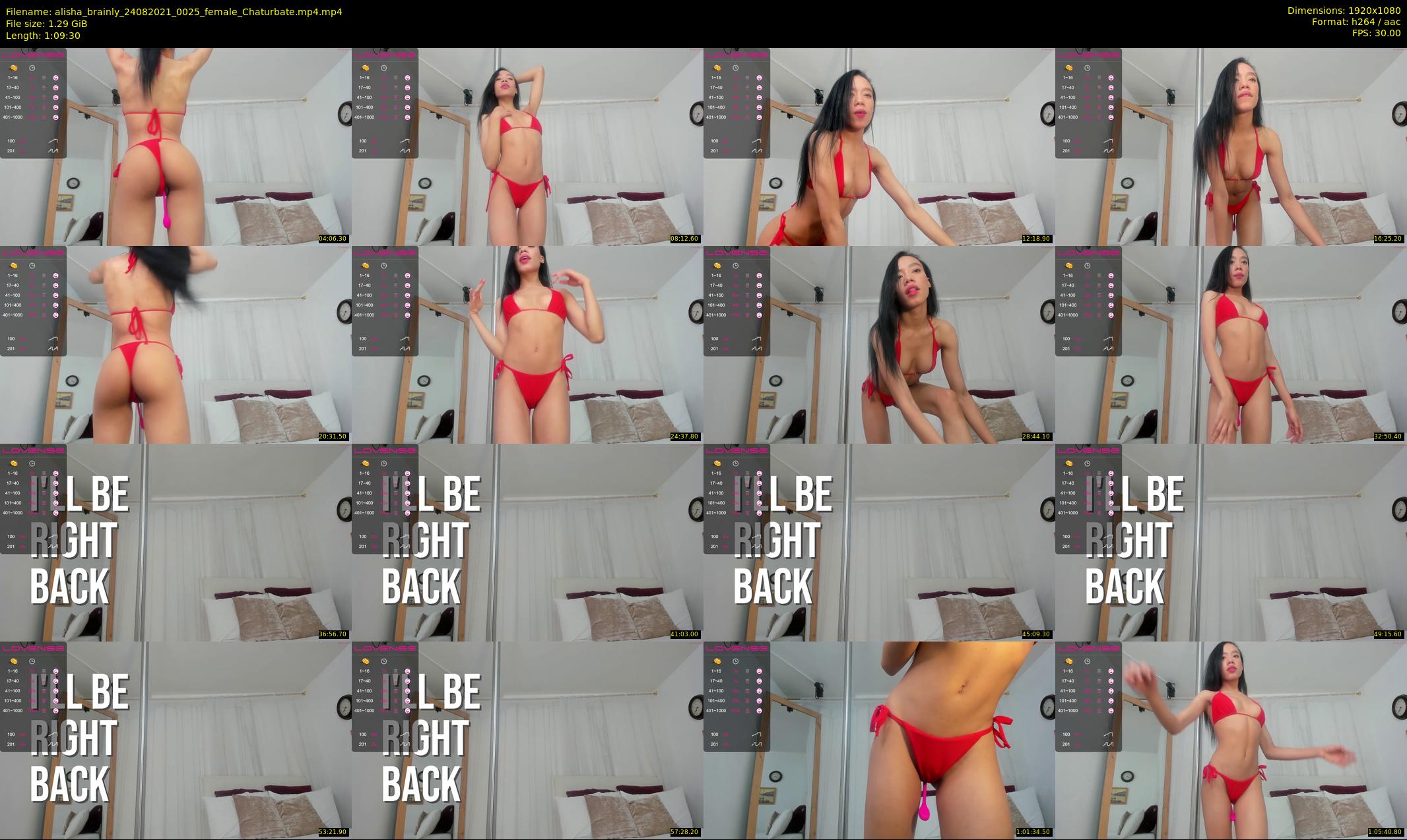 alisha_brainly — 70 minute Chaturbate female cam show recording, 1080p, Aug 24, 2021