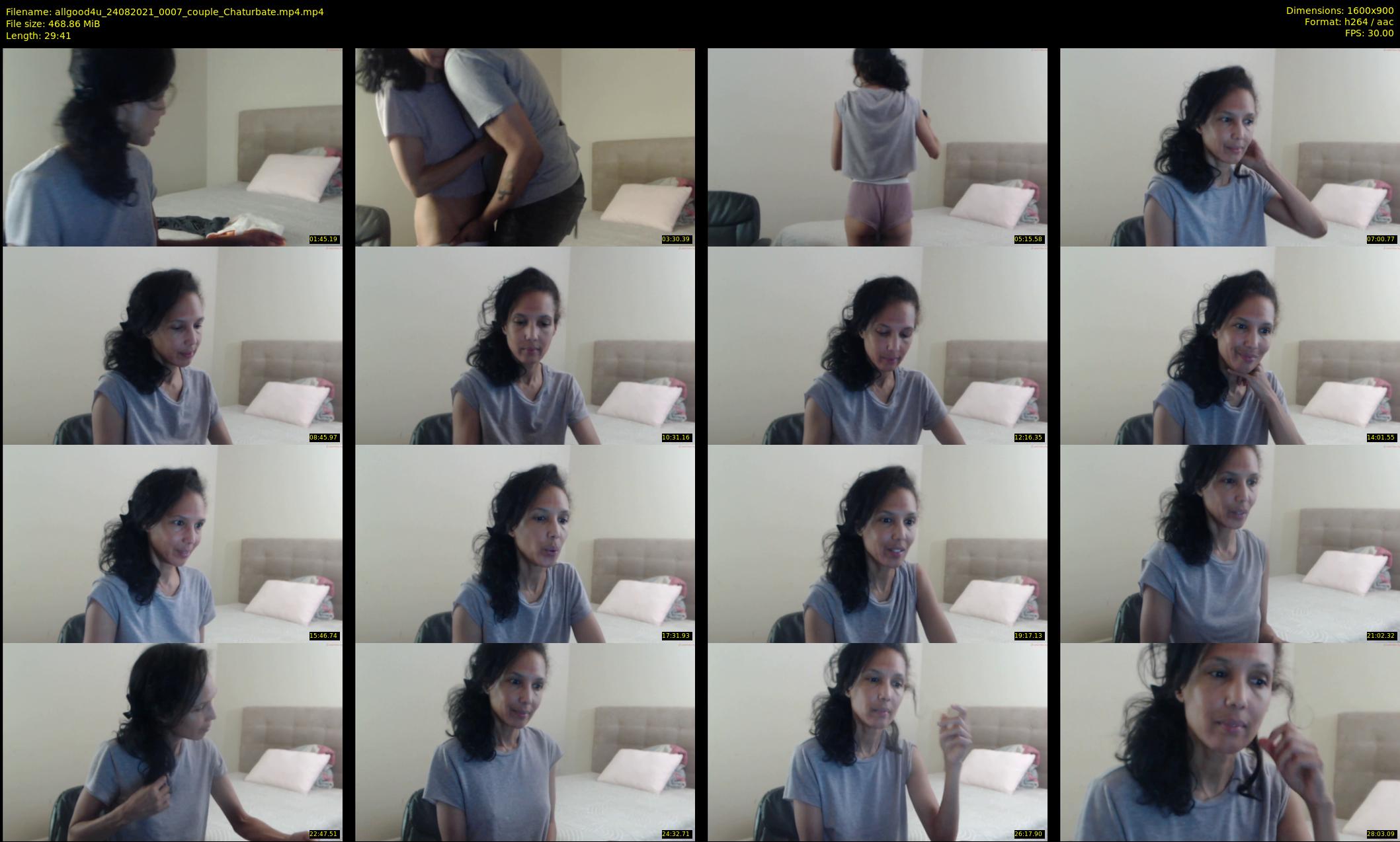 allgood4u — 30 minute Chaturbate couple cam show recording, 720p, Aug 24, 2021