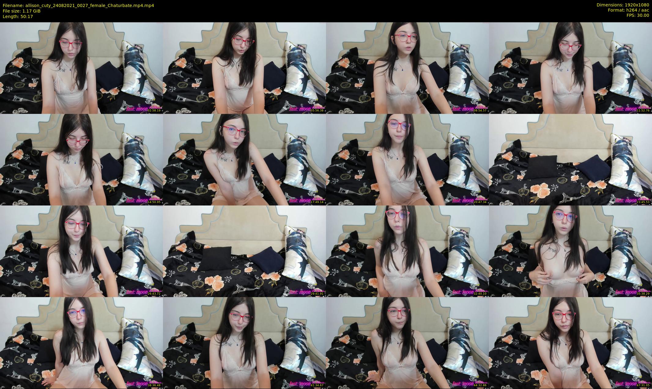 allison_cuty — 51 minute Chaturbate female cam show recording, 1080p, Aug 24, 2021