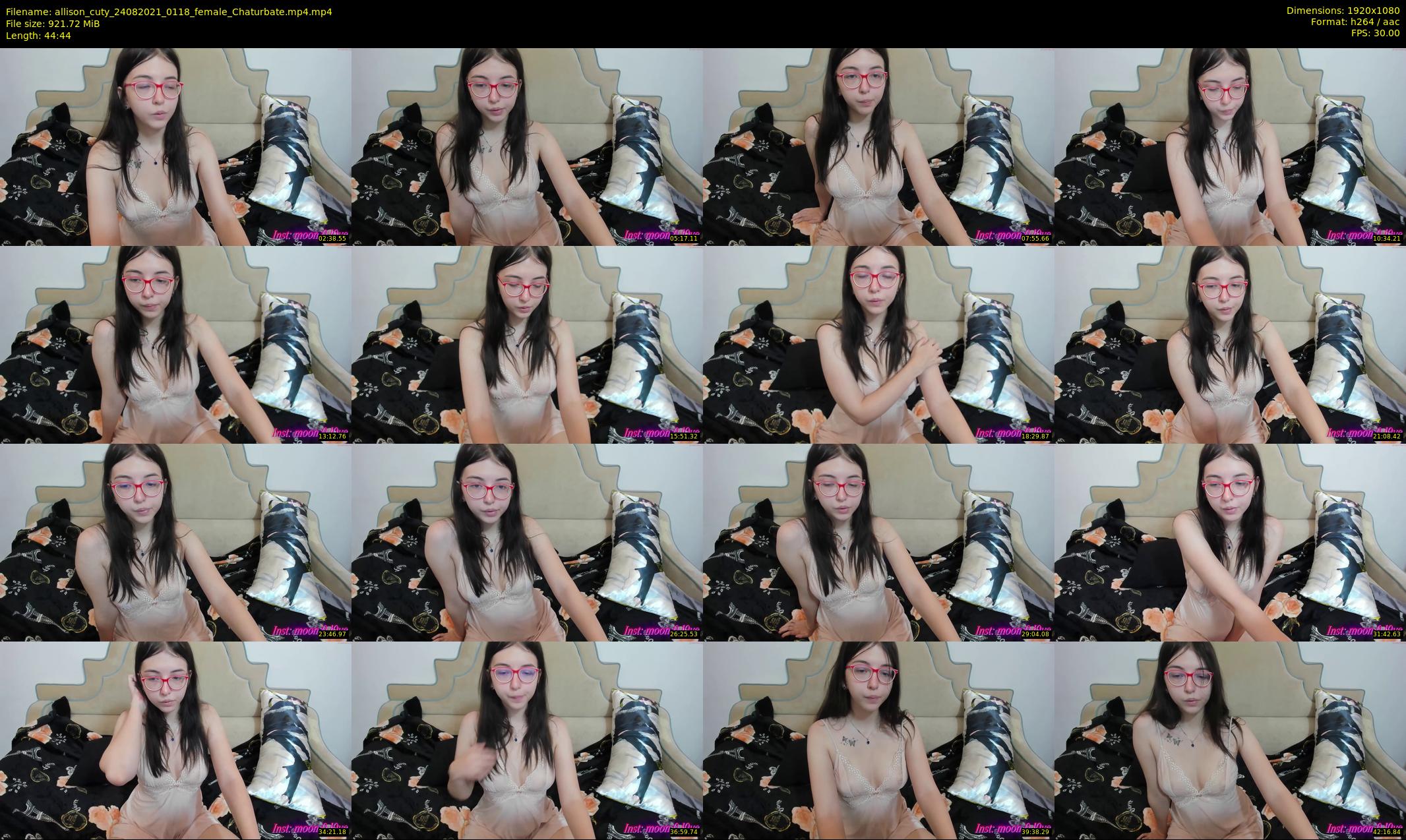 allison_cuty — 45 minute Chaturbate female cam show recording, 1080p, Aug 24, 2021