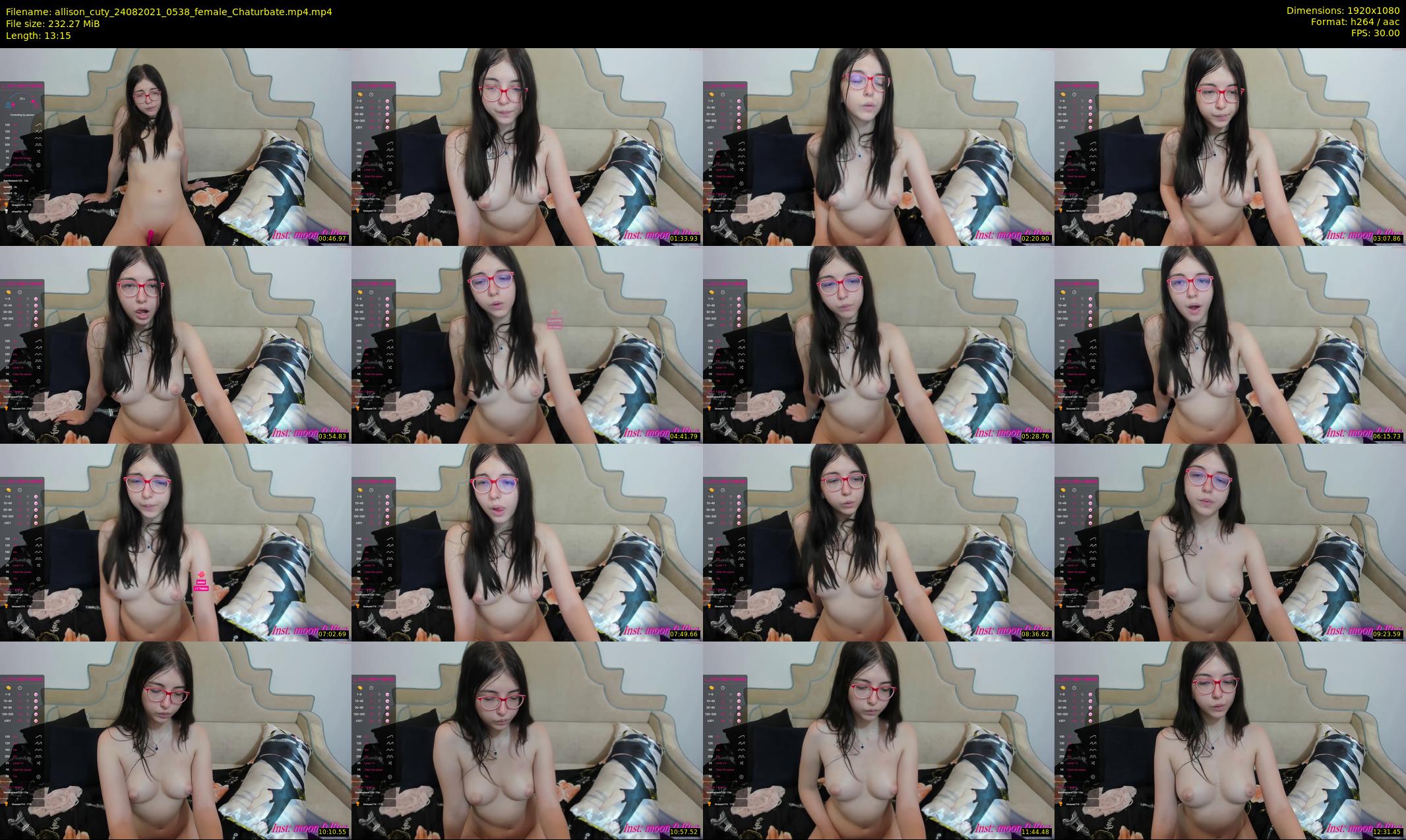 allison_cuty — 14 minute Chaturbate female cam show recording, 1080p, Aug 24, 2021