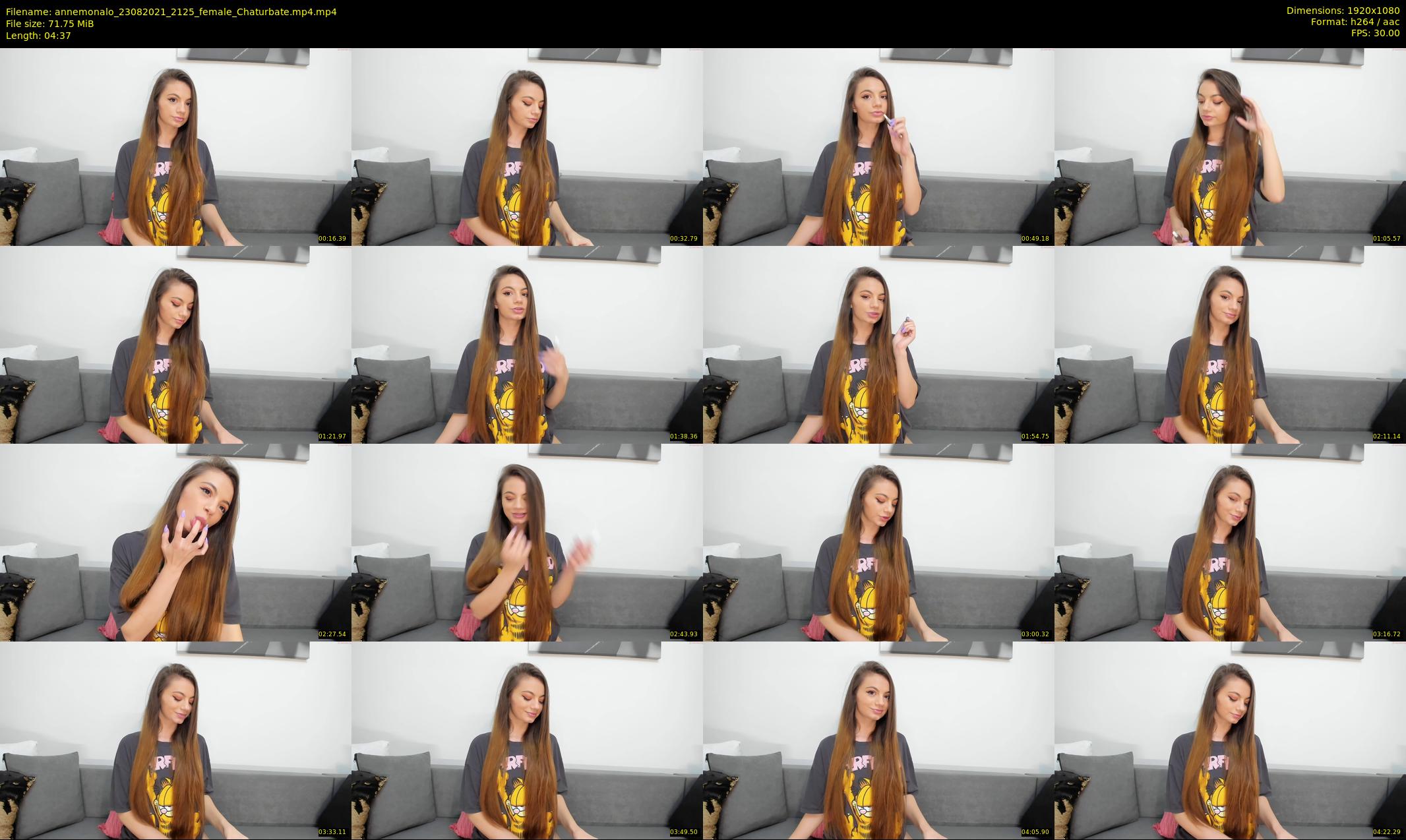 annemonalo — 5 minute Chaturbate female cam show recording, 1080p, Aug 23, 2021